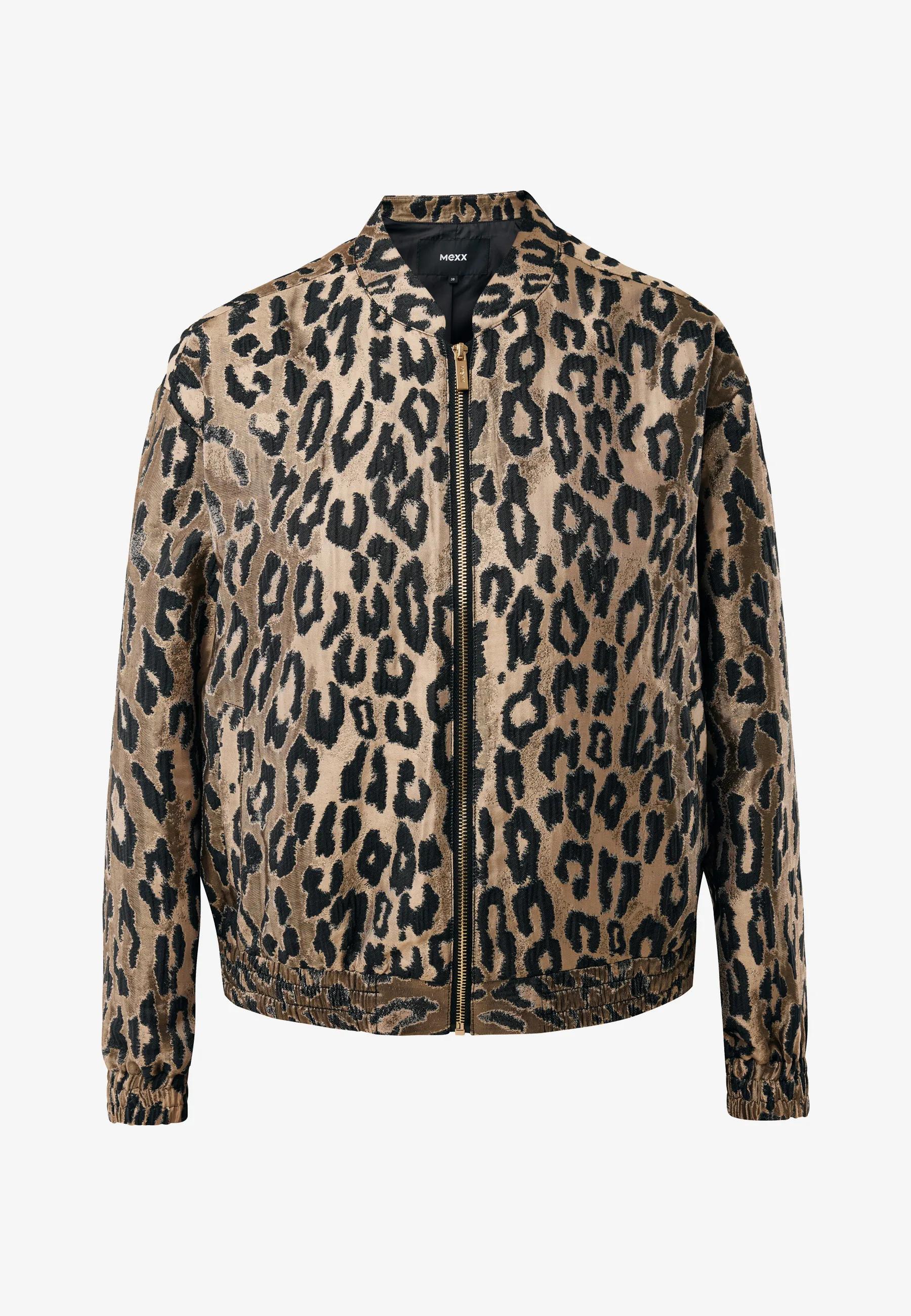 Mexx Dames | Multicolor bomberjack met luipaardprint