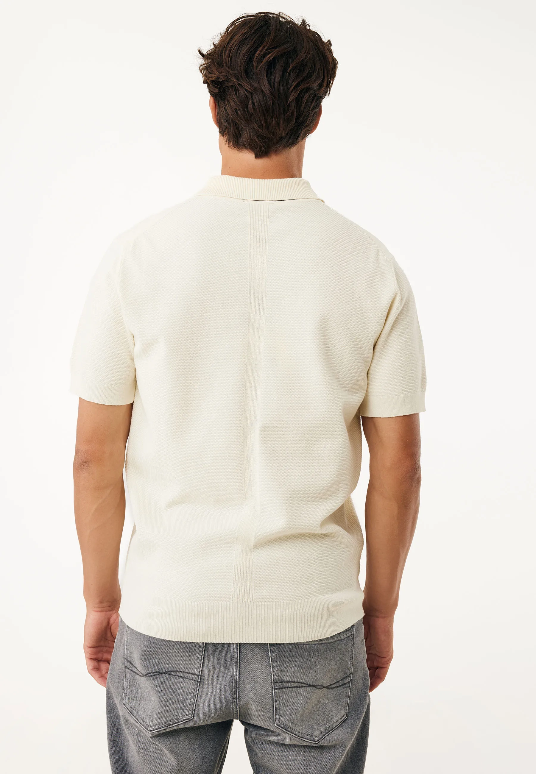 Knitted Polo Cream