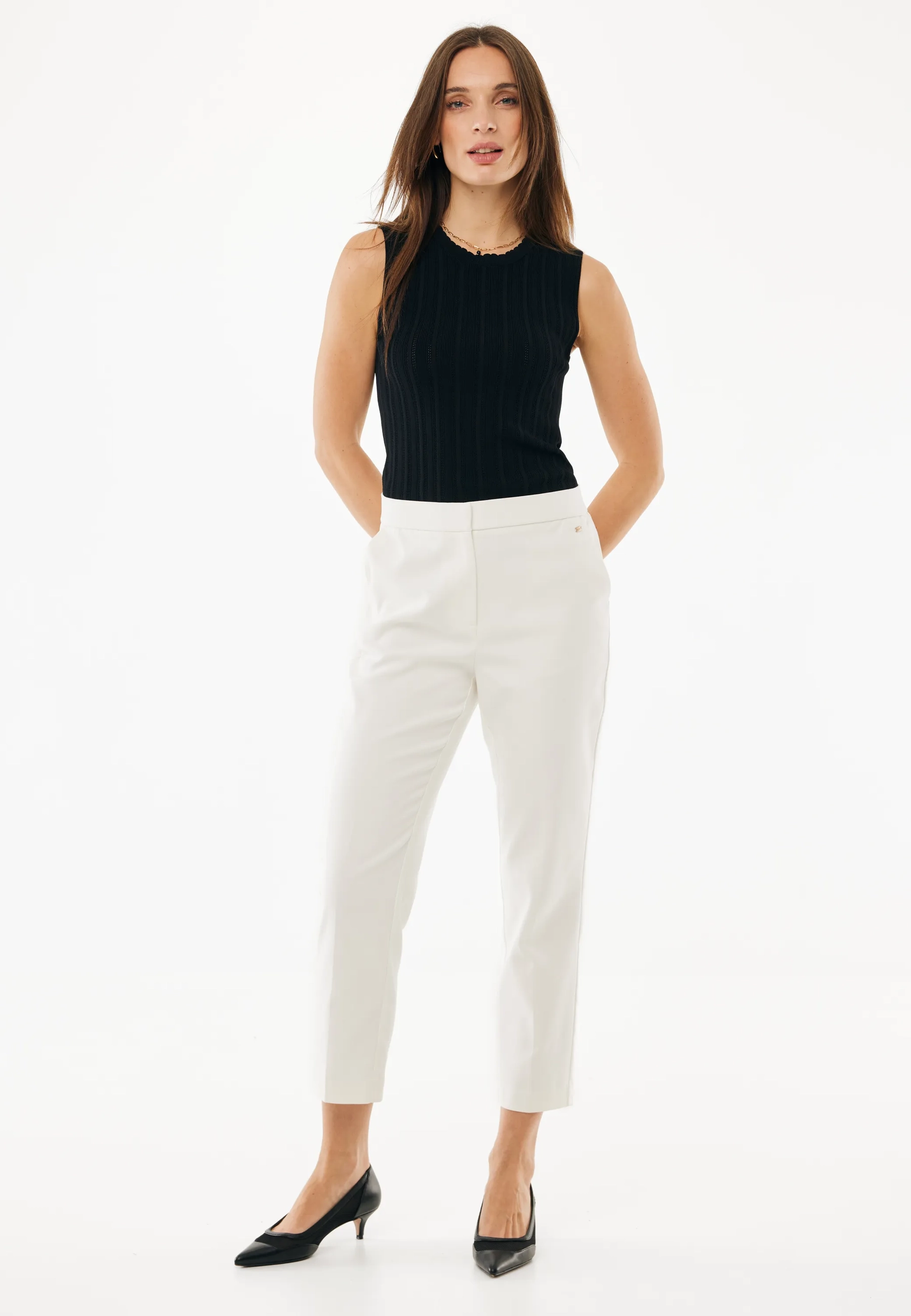Lily Ajour Top Zwart