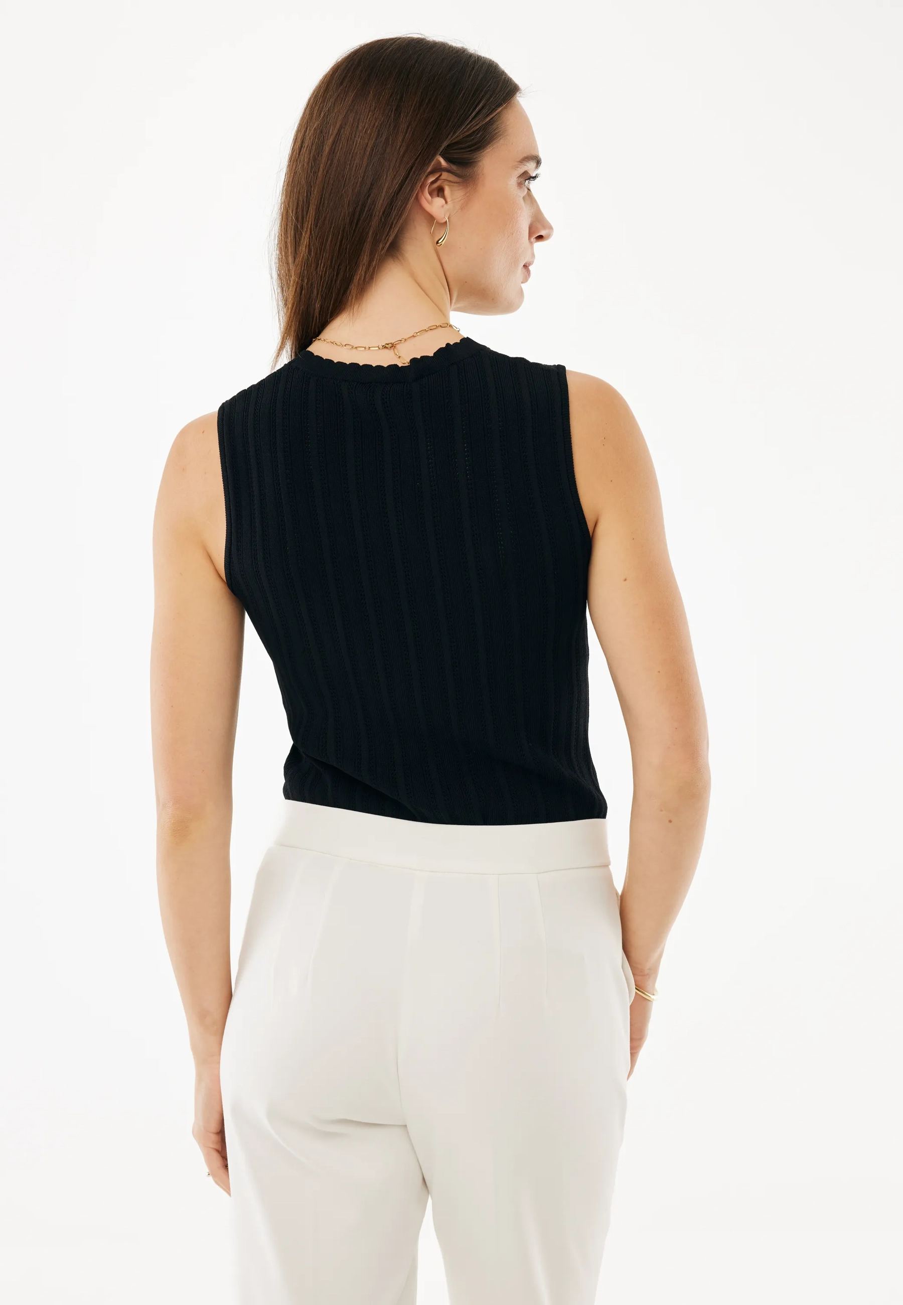 Lily Ajour Top Zwart