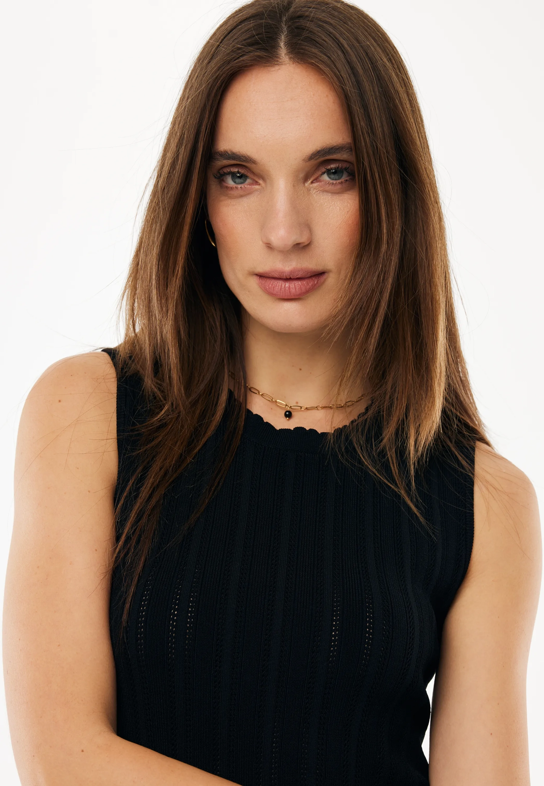Lily Ajour Top Zwart