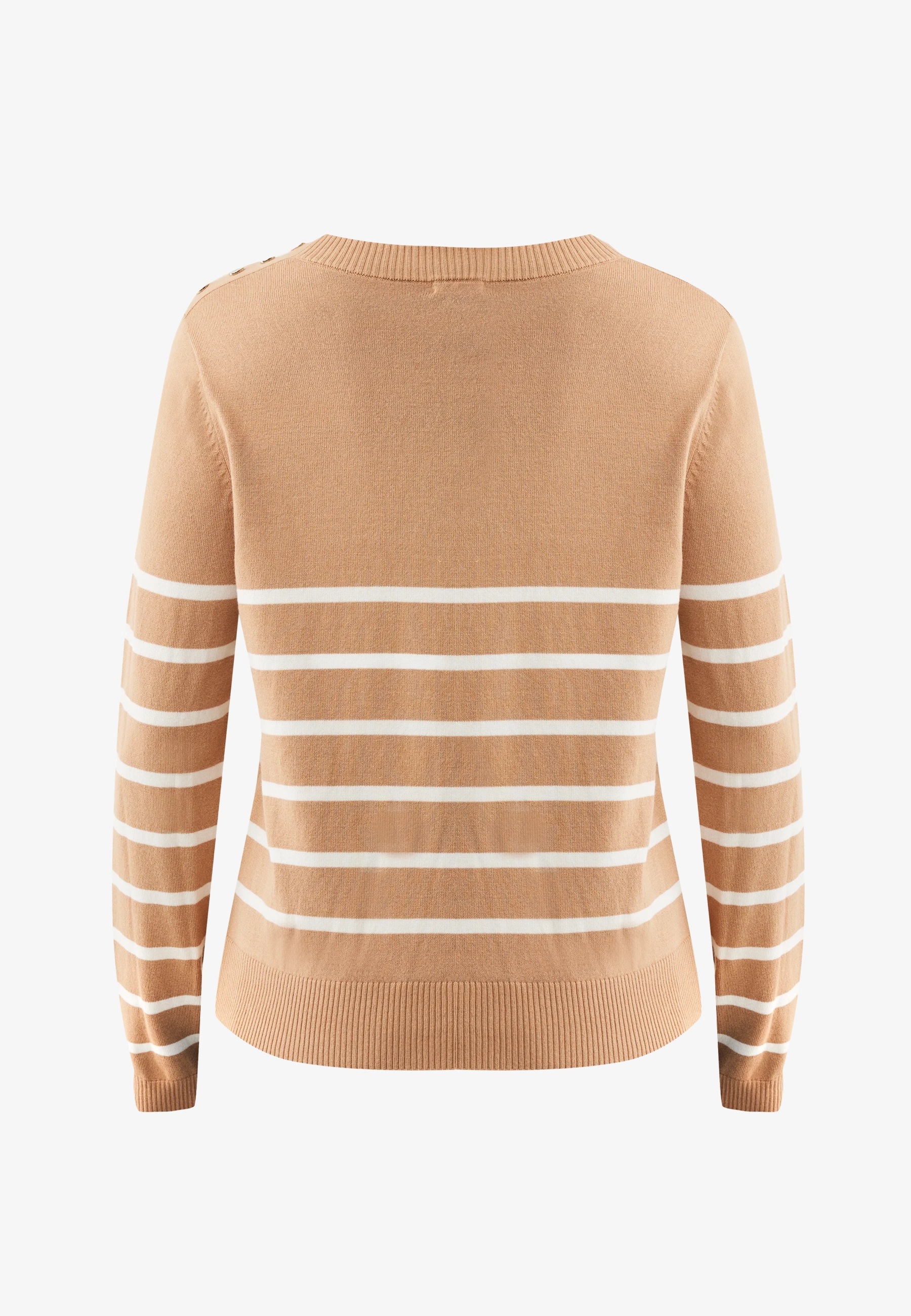 Aster Gestreepte Trui Tan