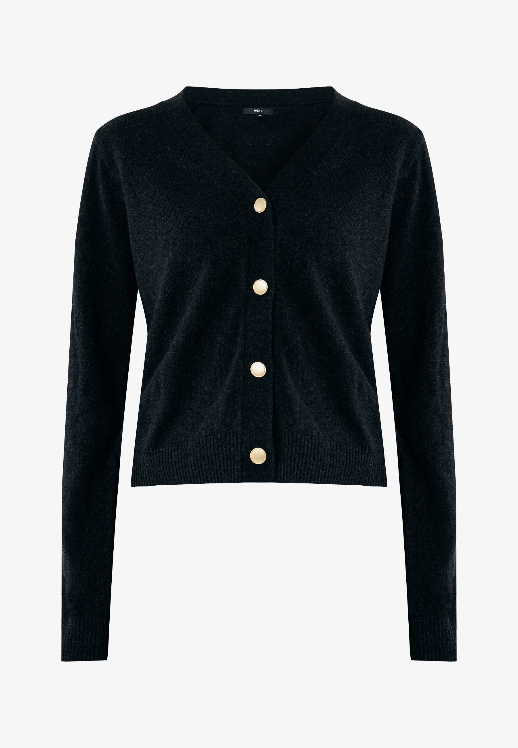 Aralia cashmere vest Zwart