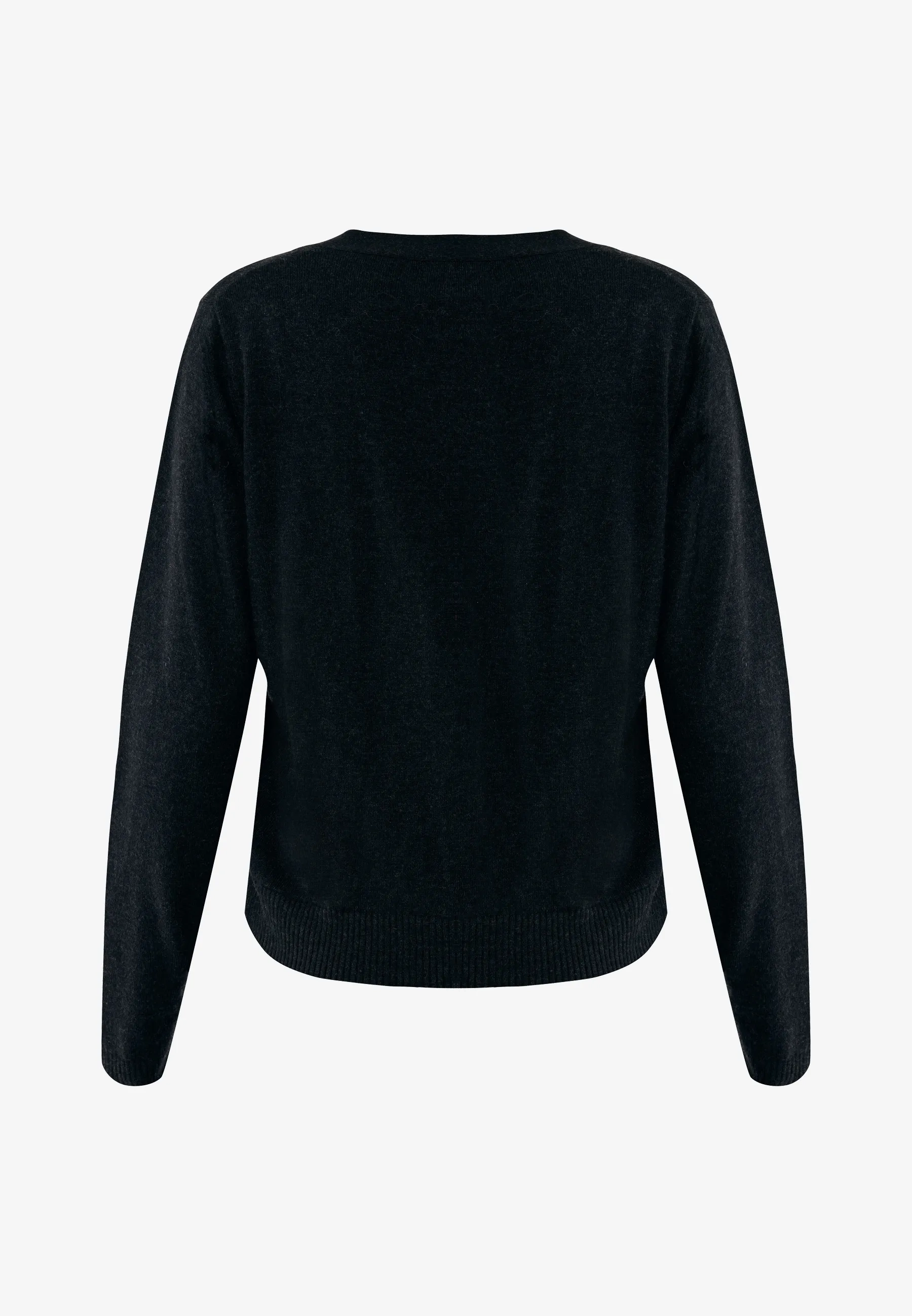 Aralia cashmere vest Zwart