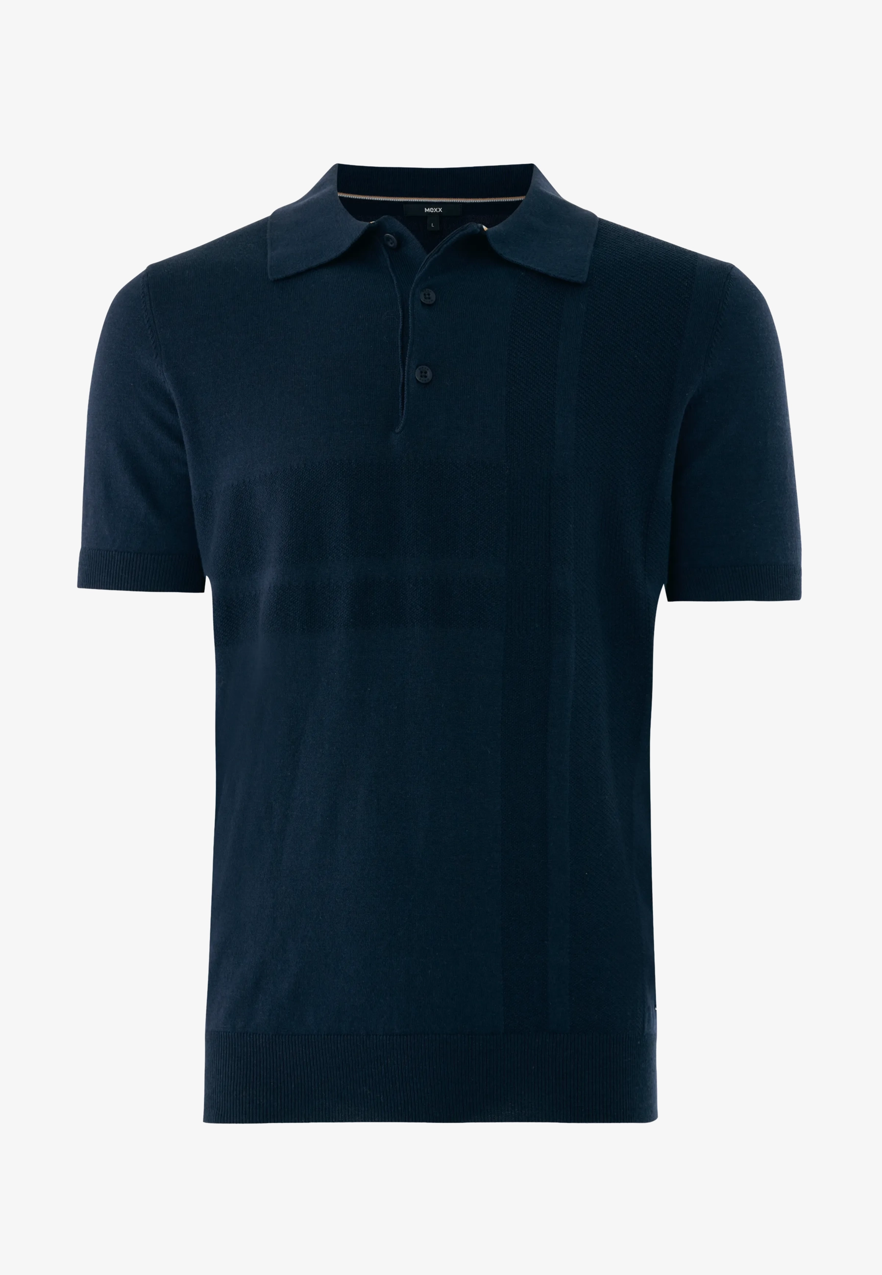Gebreide Polo Mid Navy