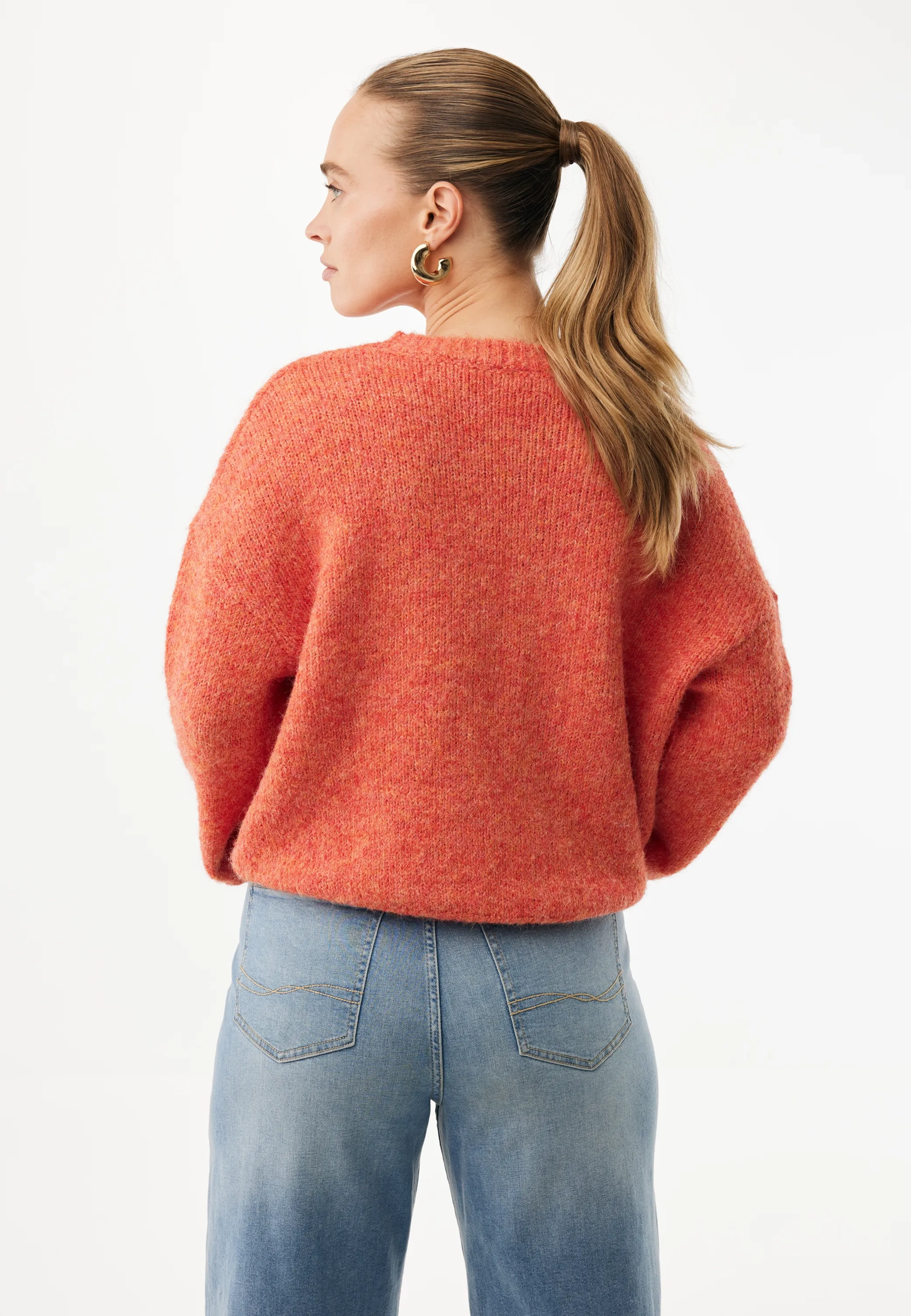 Aspen Trui Zacht Oranje