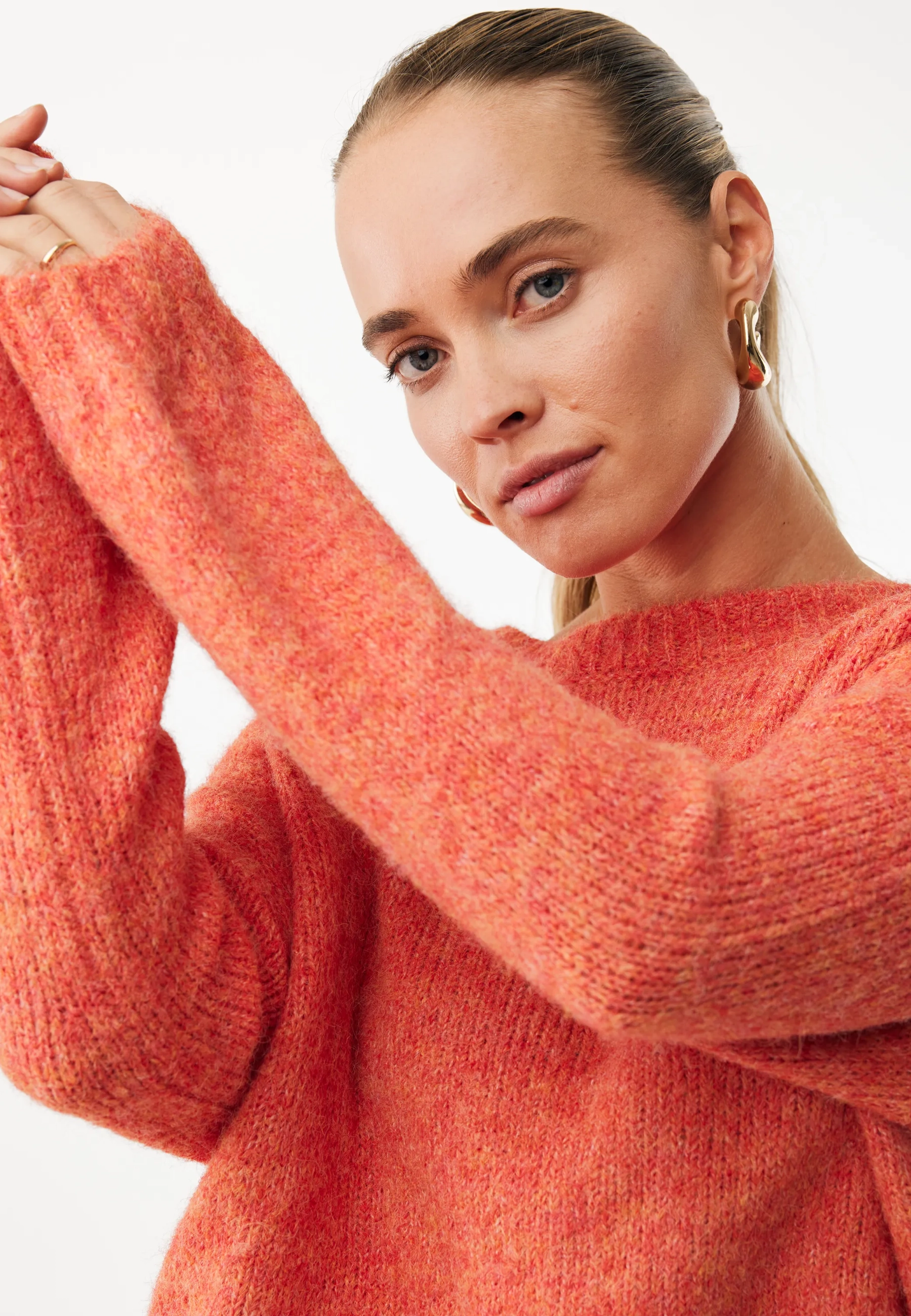 Aspen Trui Zacht Oranje