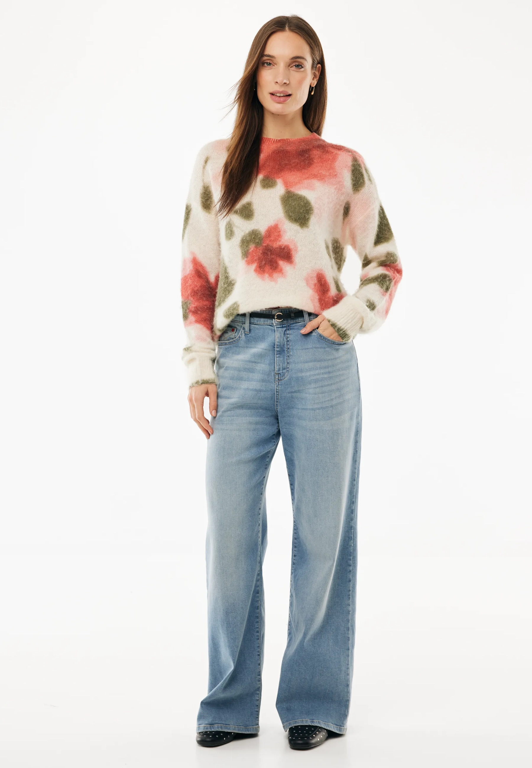 Geprinte Trui Multicolor