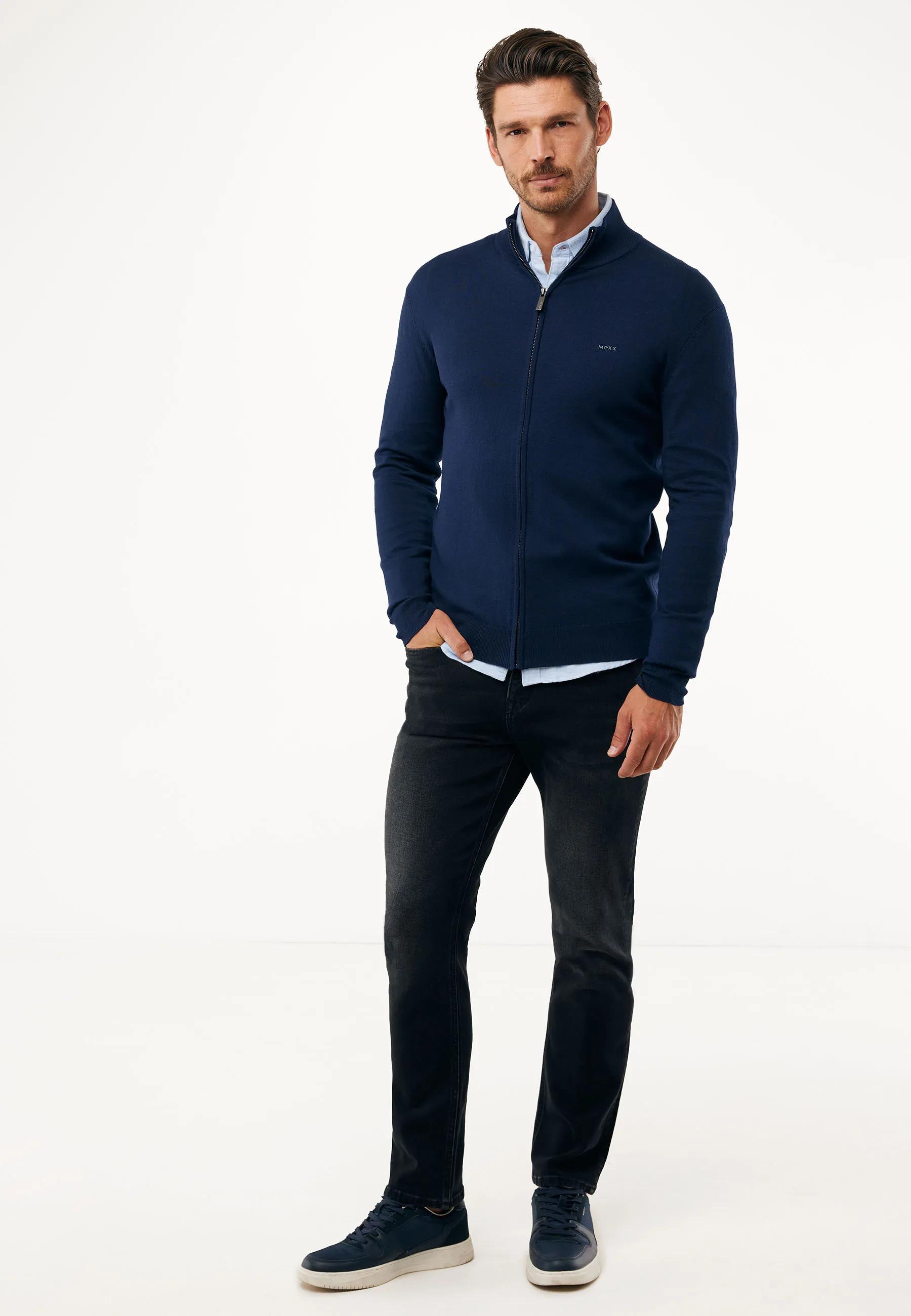 Mexx Men | Mid navy zip-through cardigan
