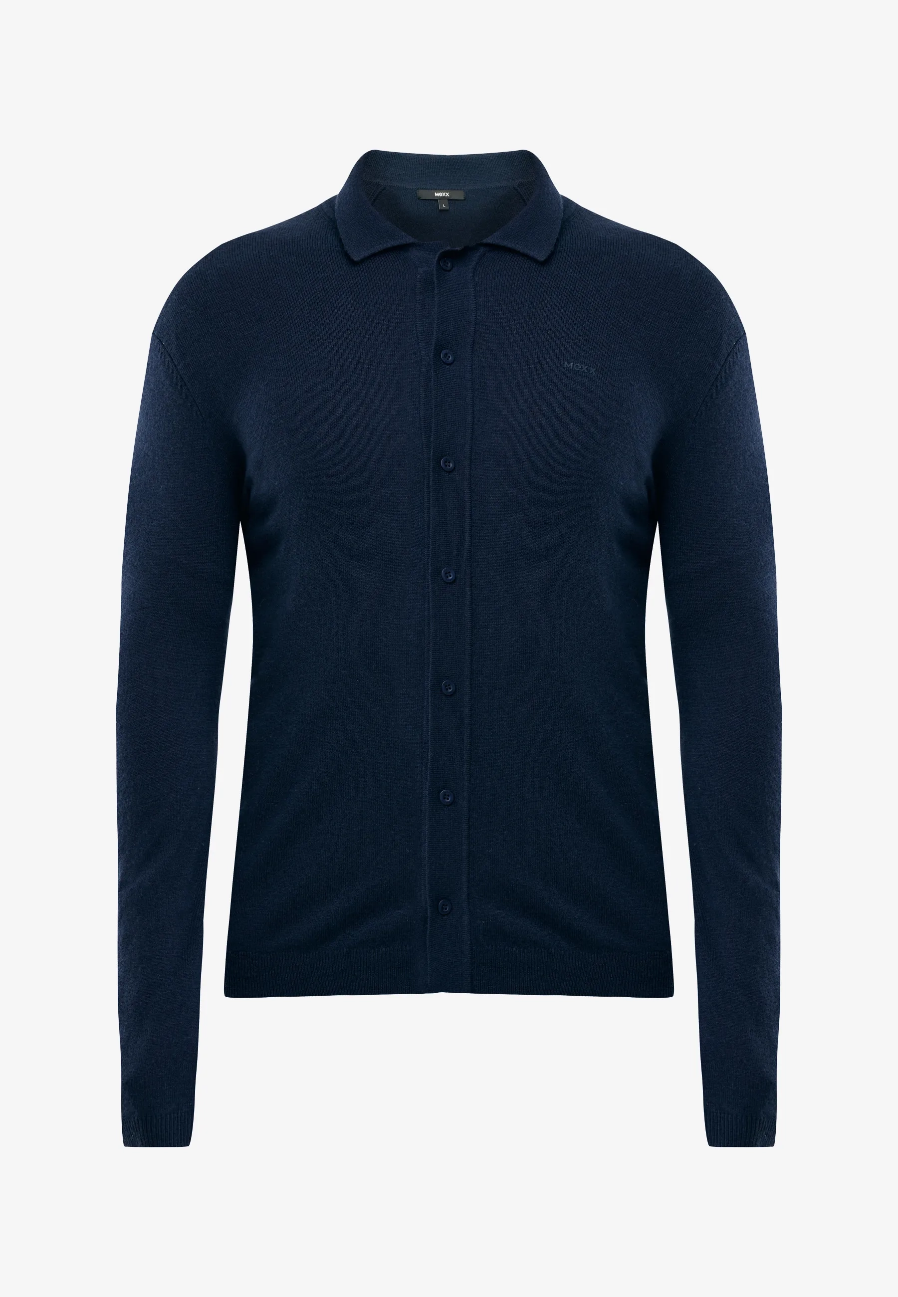 Denali Wool Cashmere Blend Cardigan Mid Navy