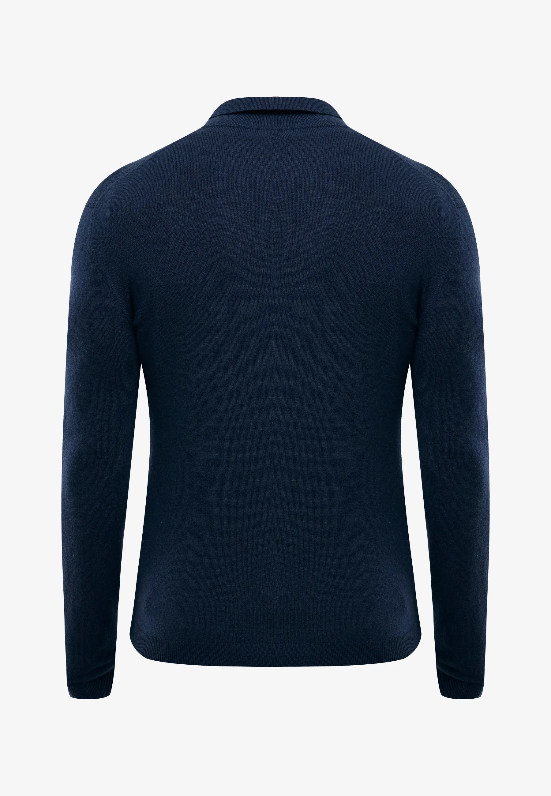 Denali Wool Cashmere Blend Cardigan Mid Navy
