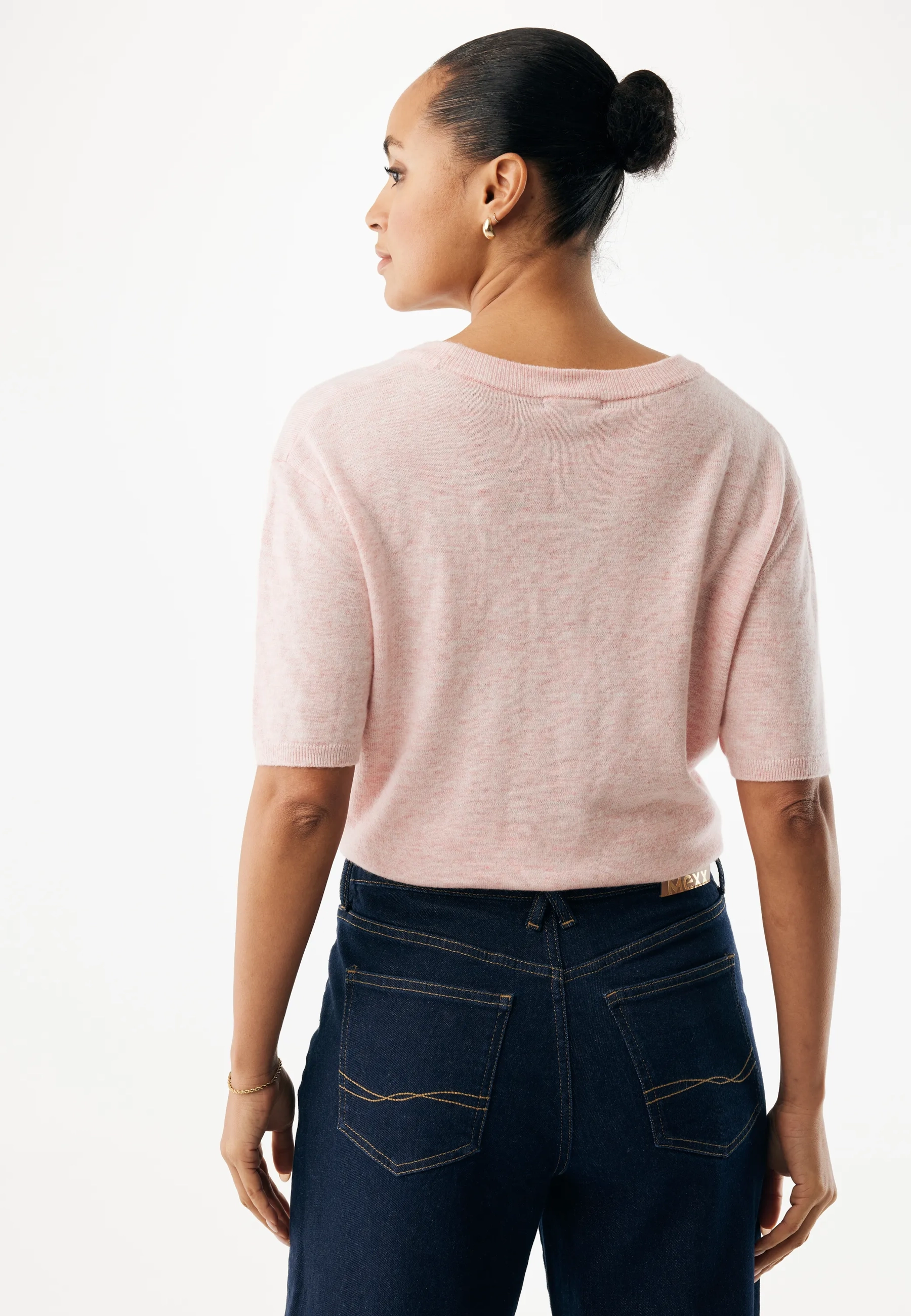 Camelia Top Boxy Fit Lichtroze