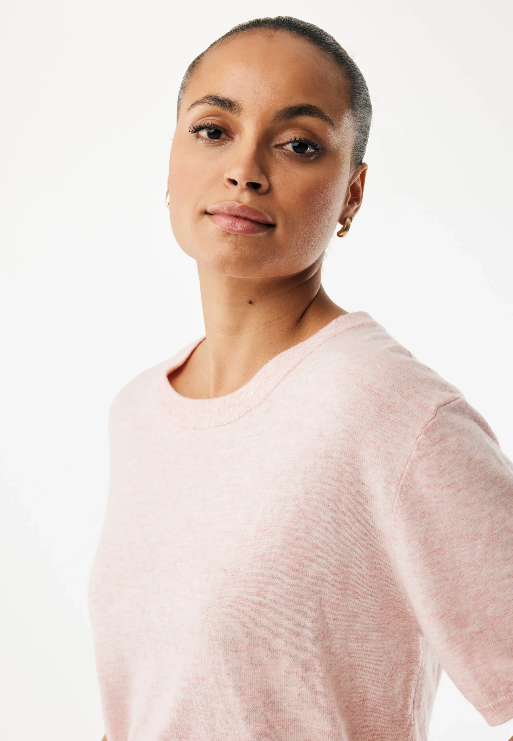 Camelia Top Boxy Fit Lichtroze