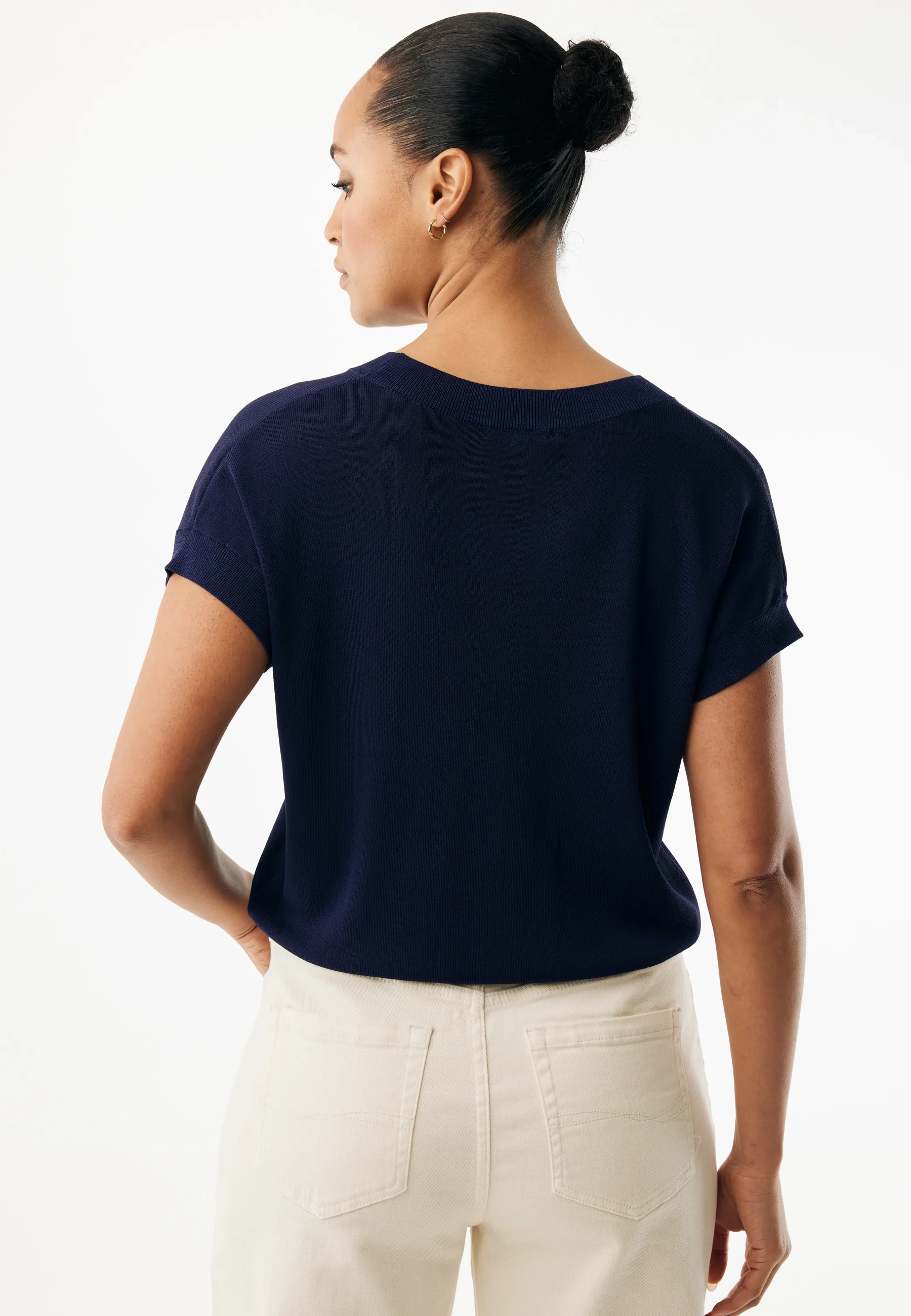 Gebreide top Midnight blue