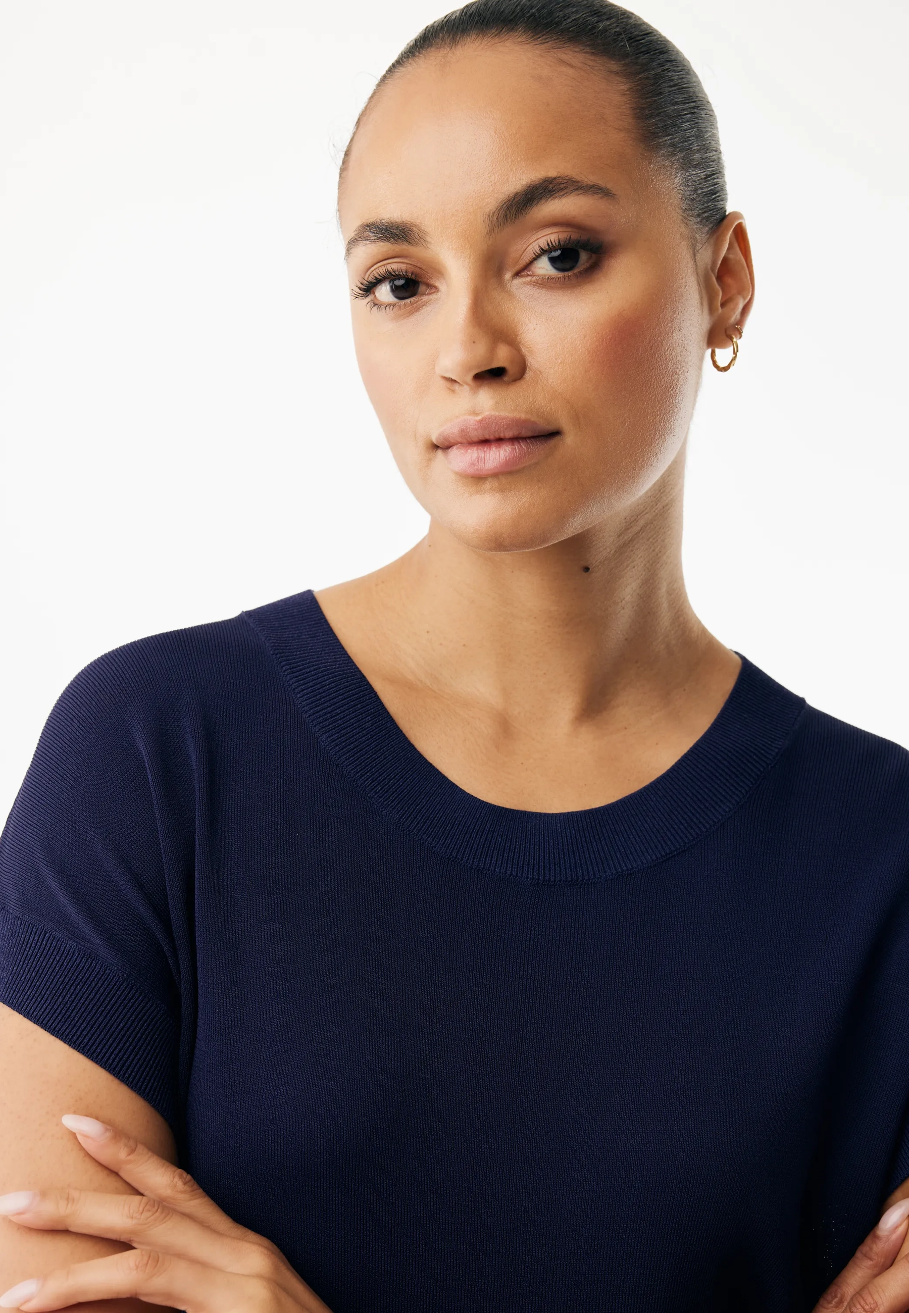 Gebreide top Midnight blue