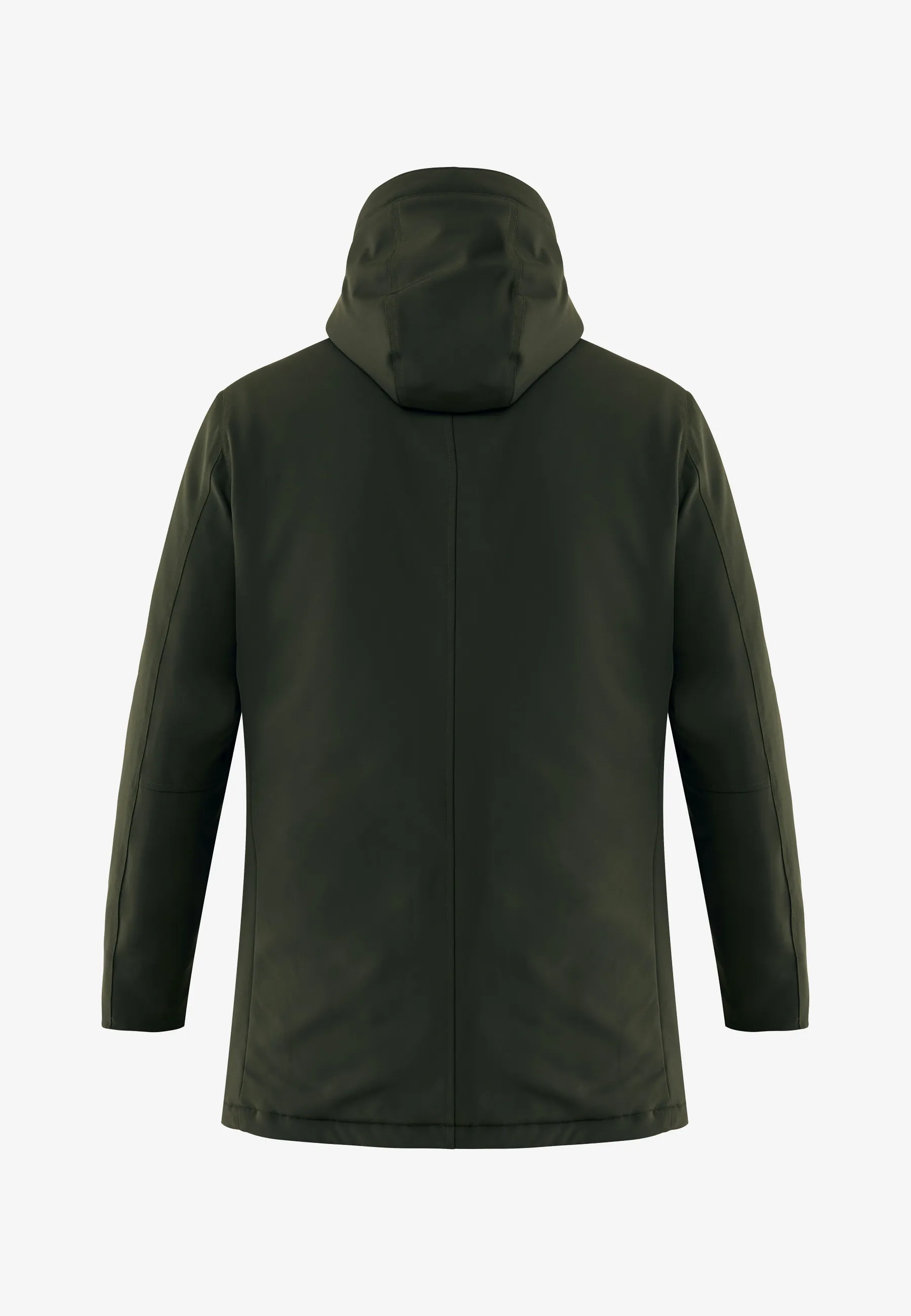 Padded Parka with Hood Warm Green