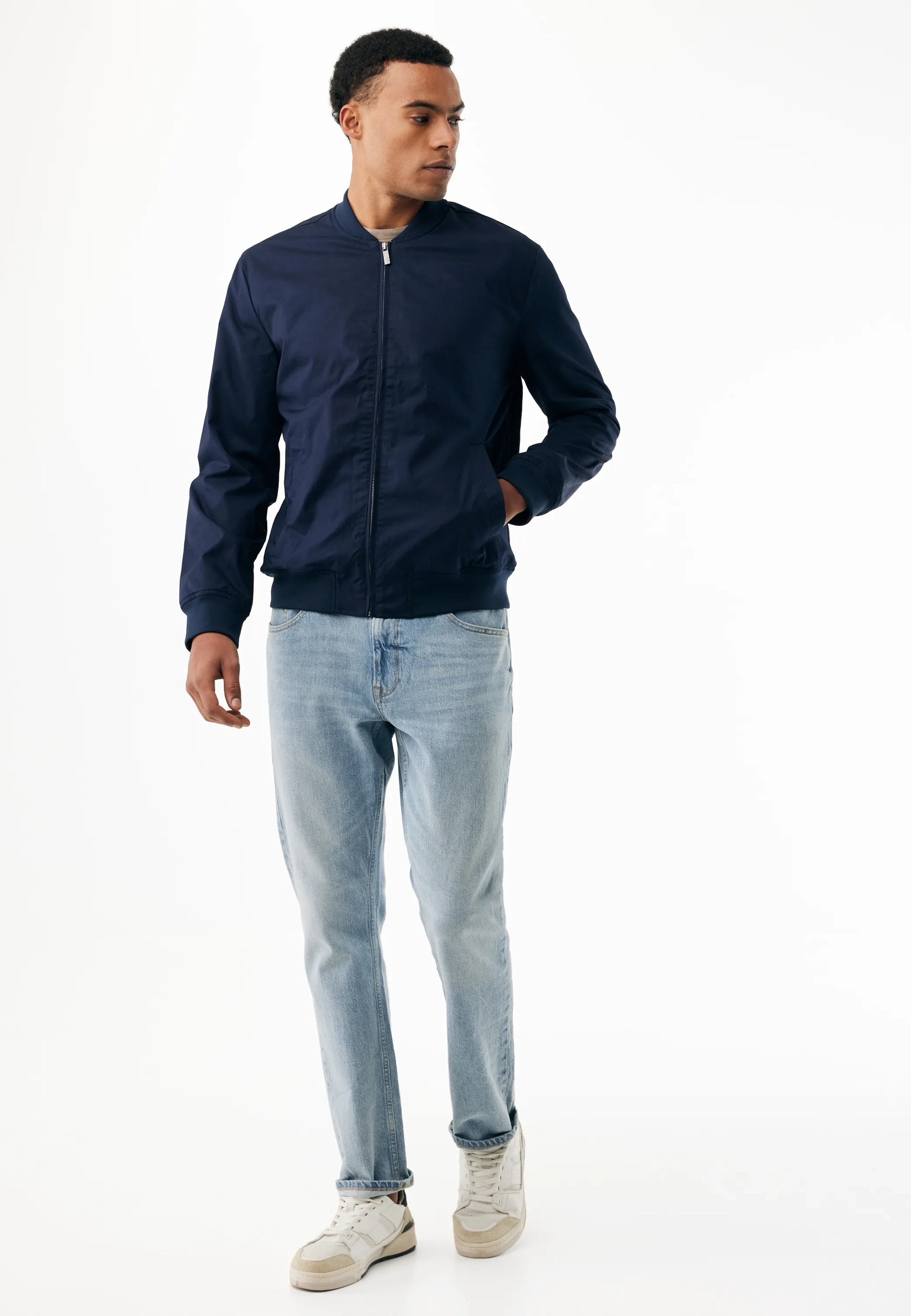 Bomberjack Mid navy