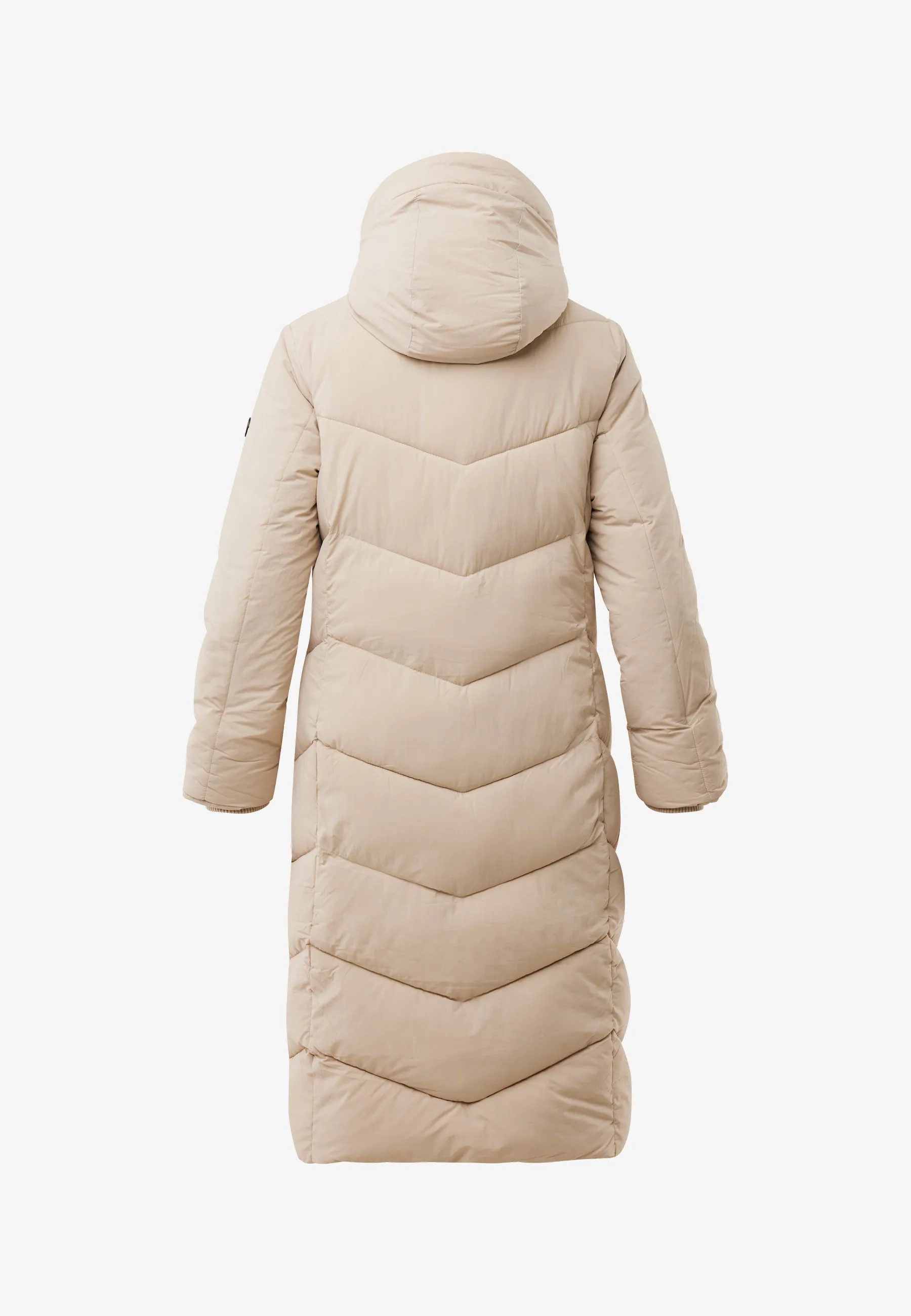 Lange puffer Licht tan