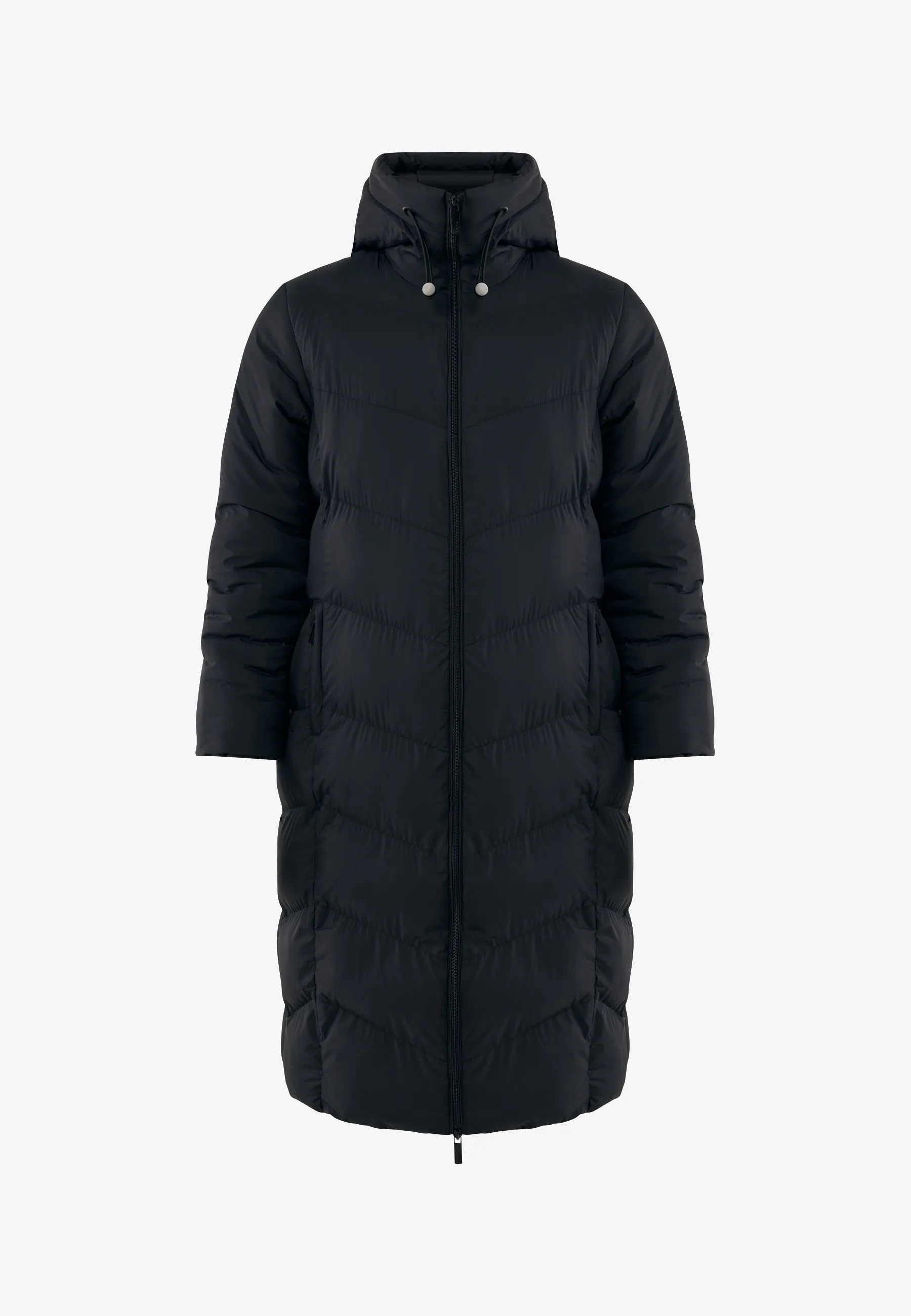 Lange puffer Zwart