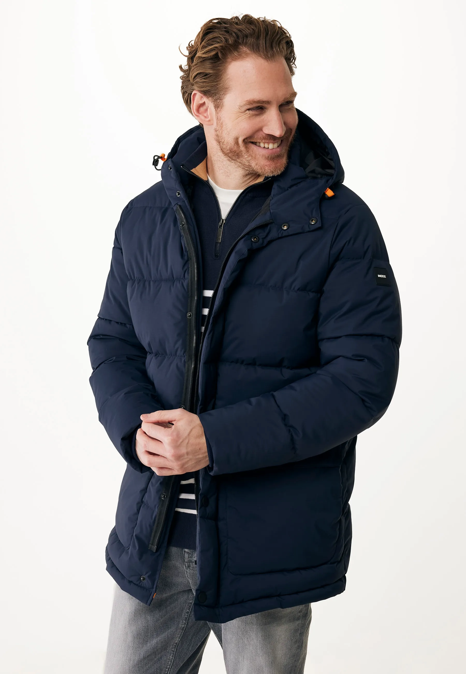 Ribstop Puffer Jacket Mid Navy