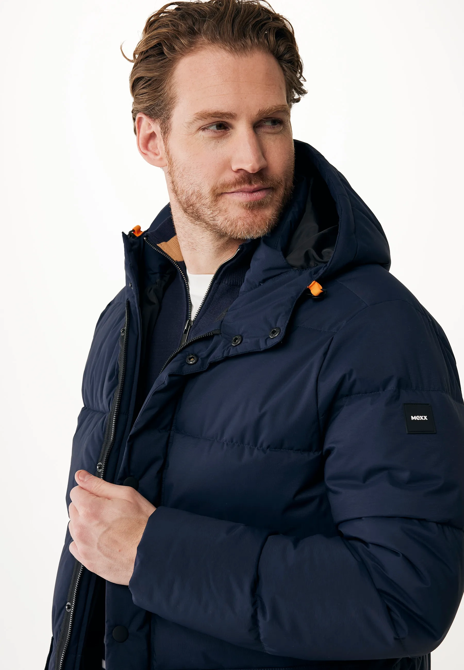 Ribstop Puffer Jacket Mid Navy