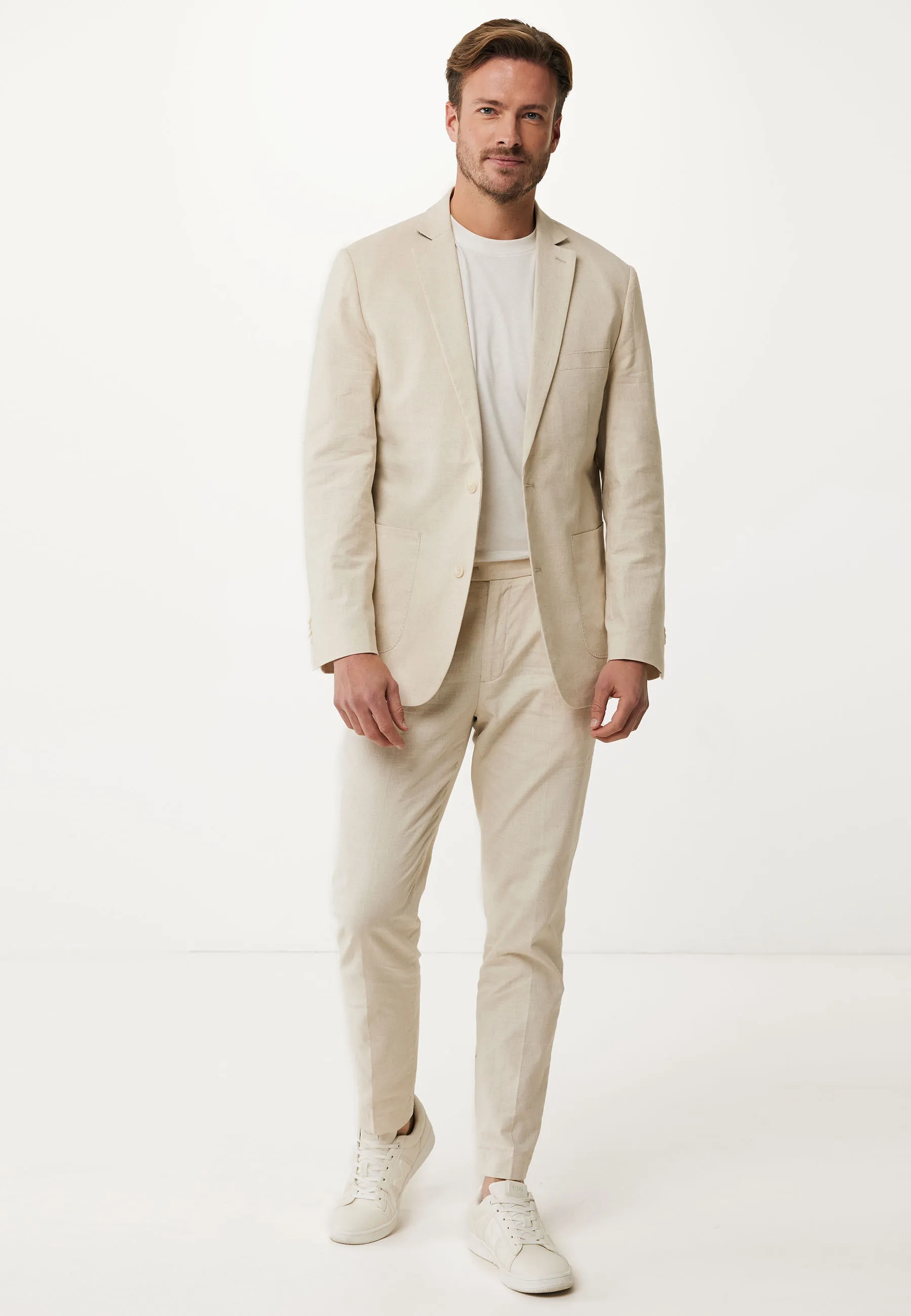 Enzo Premium Tailored Pantalon Greyish Sand