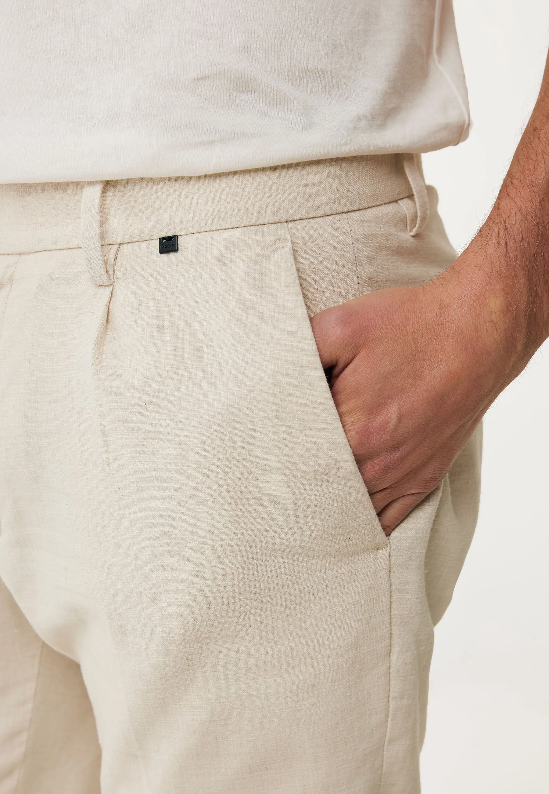 Enzo Premium Tailored Pantalon Greyish Sand