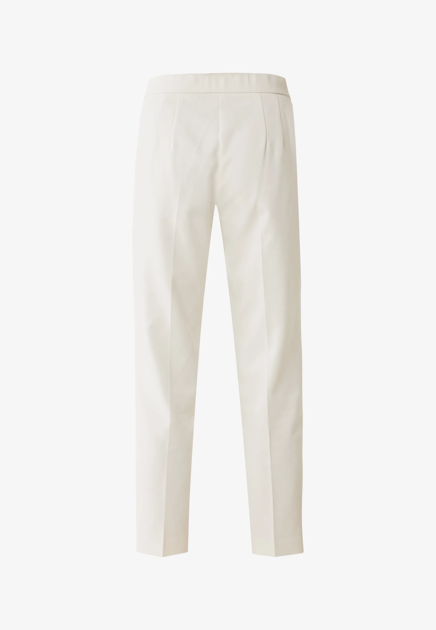 Broek tapered leg Gebroken wit