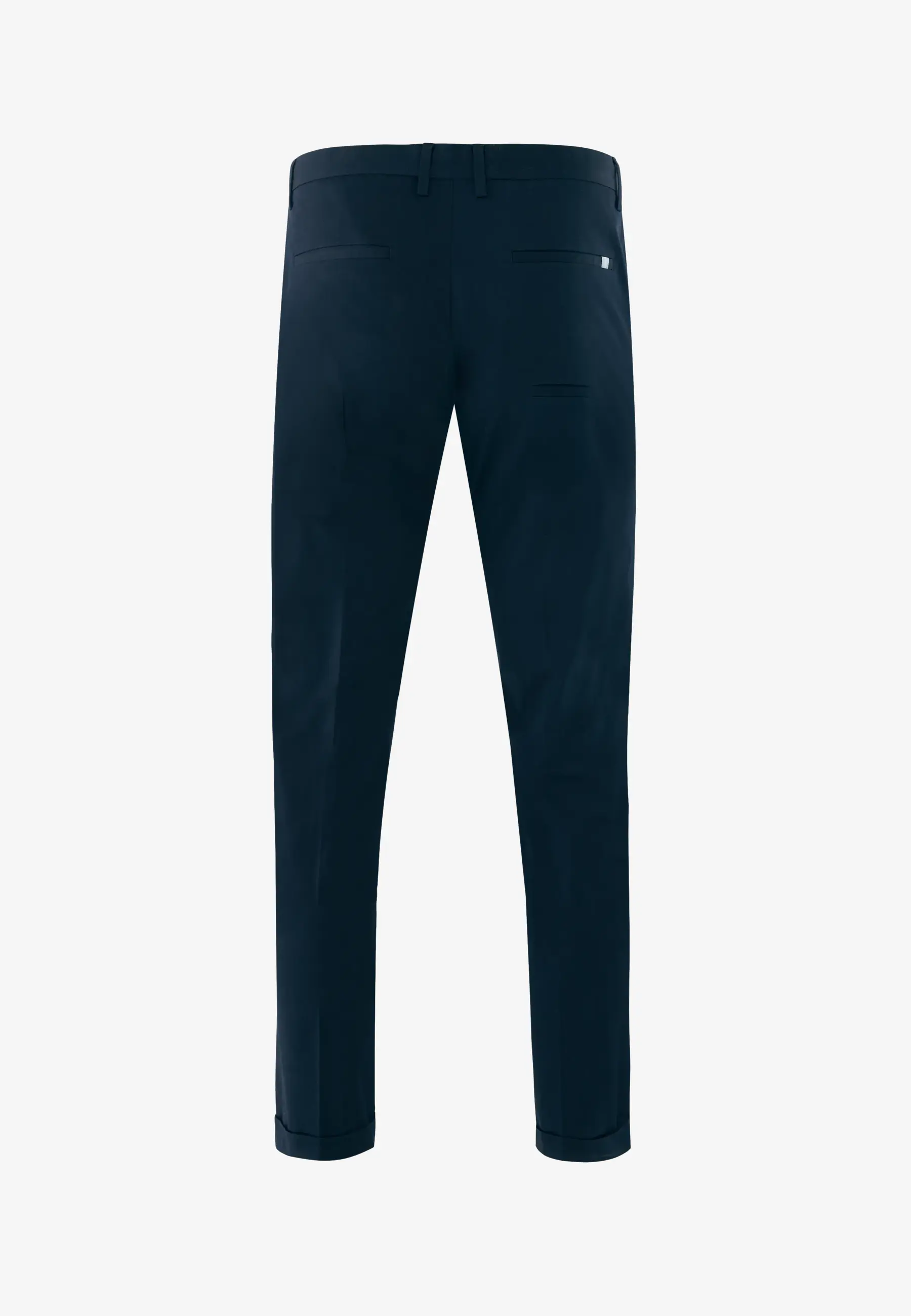 Poplin Broek Mid Navy