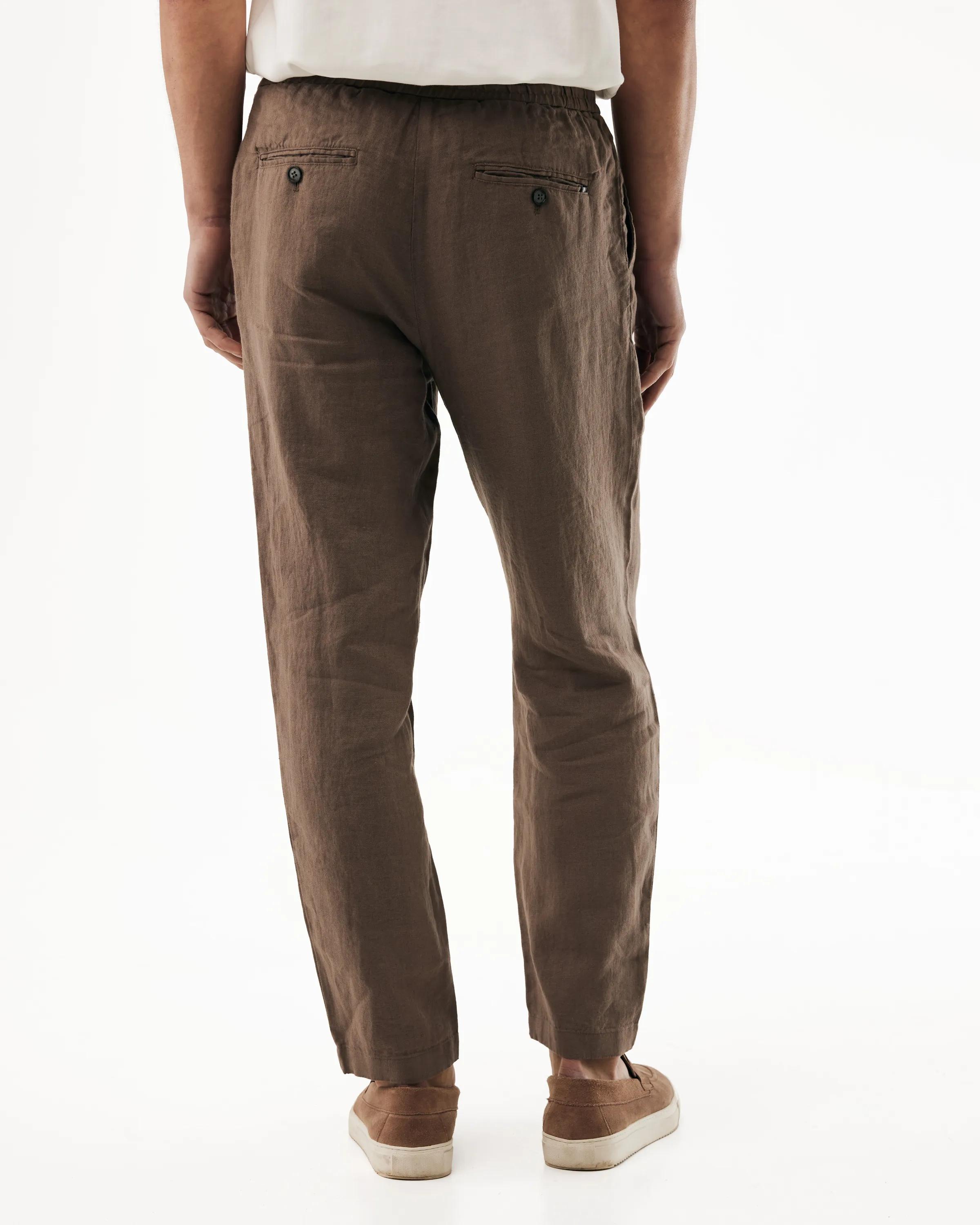Leinenhose Mittelbraun