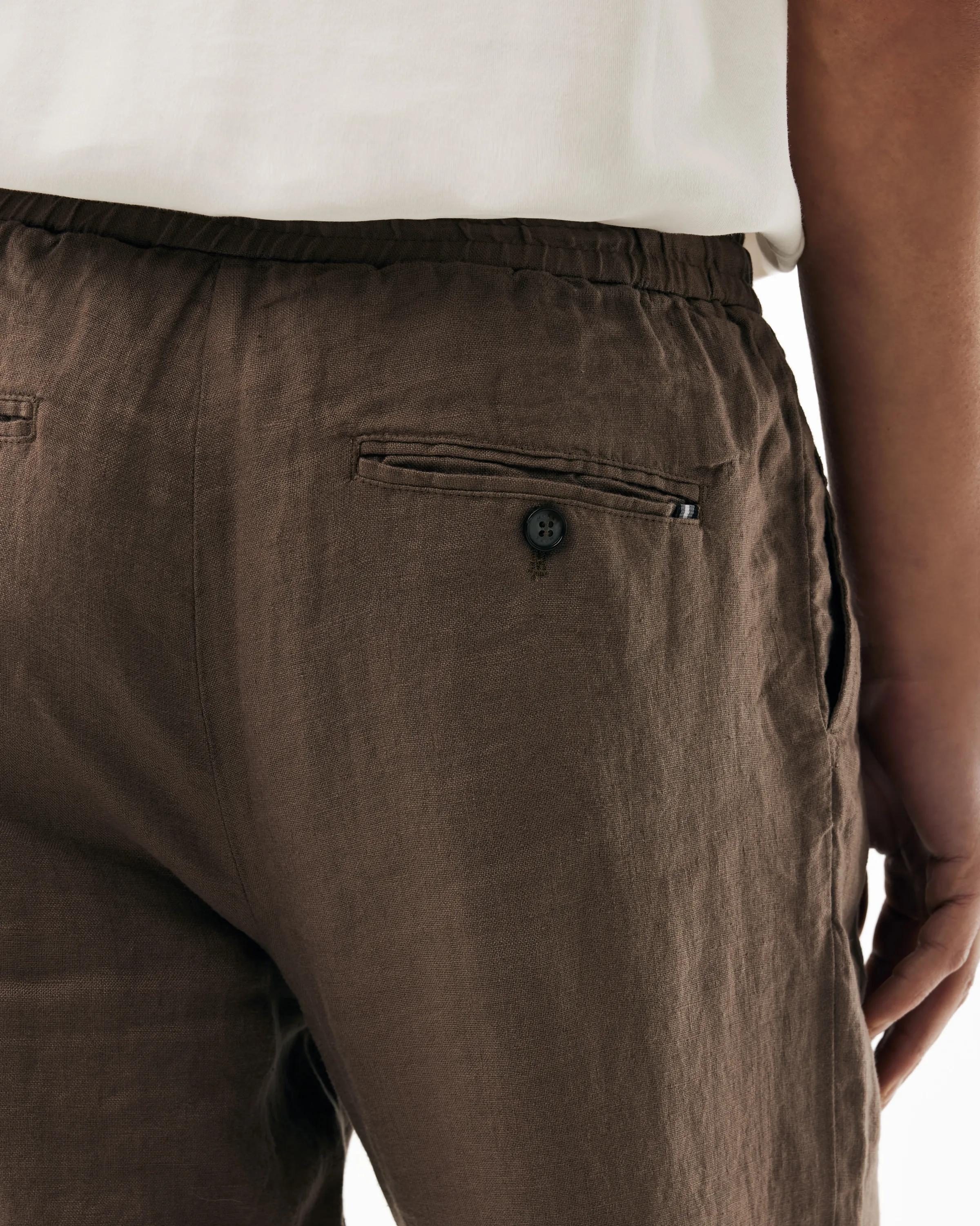 Leinenhose Mittelbraun