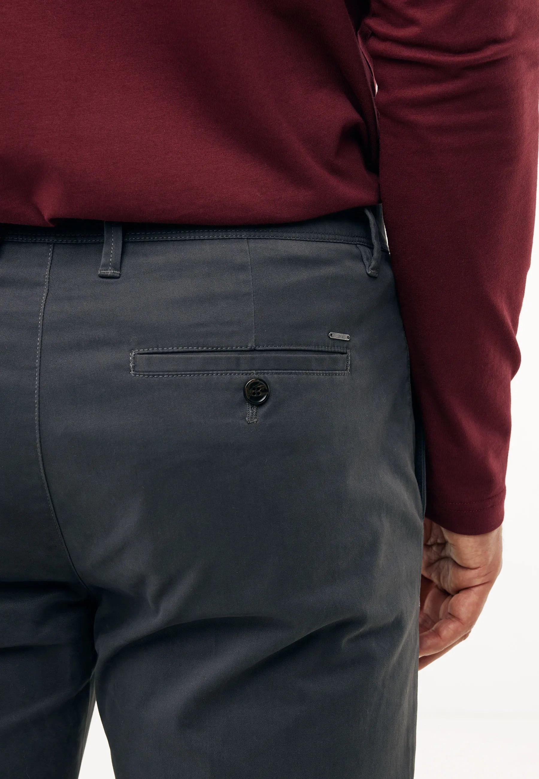Nebo Chino Pants Dark Grey