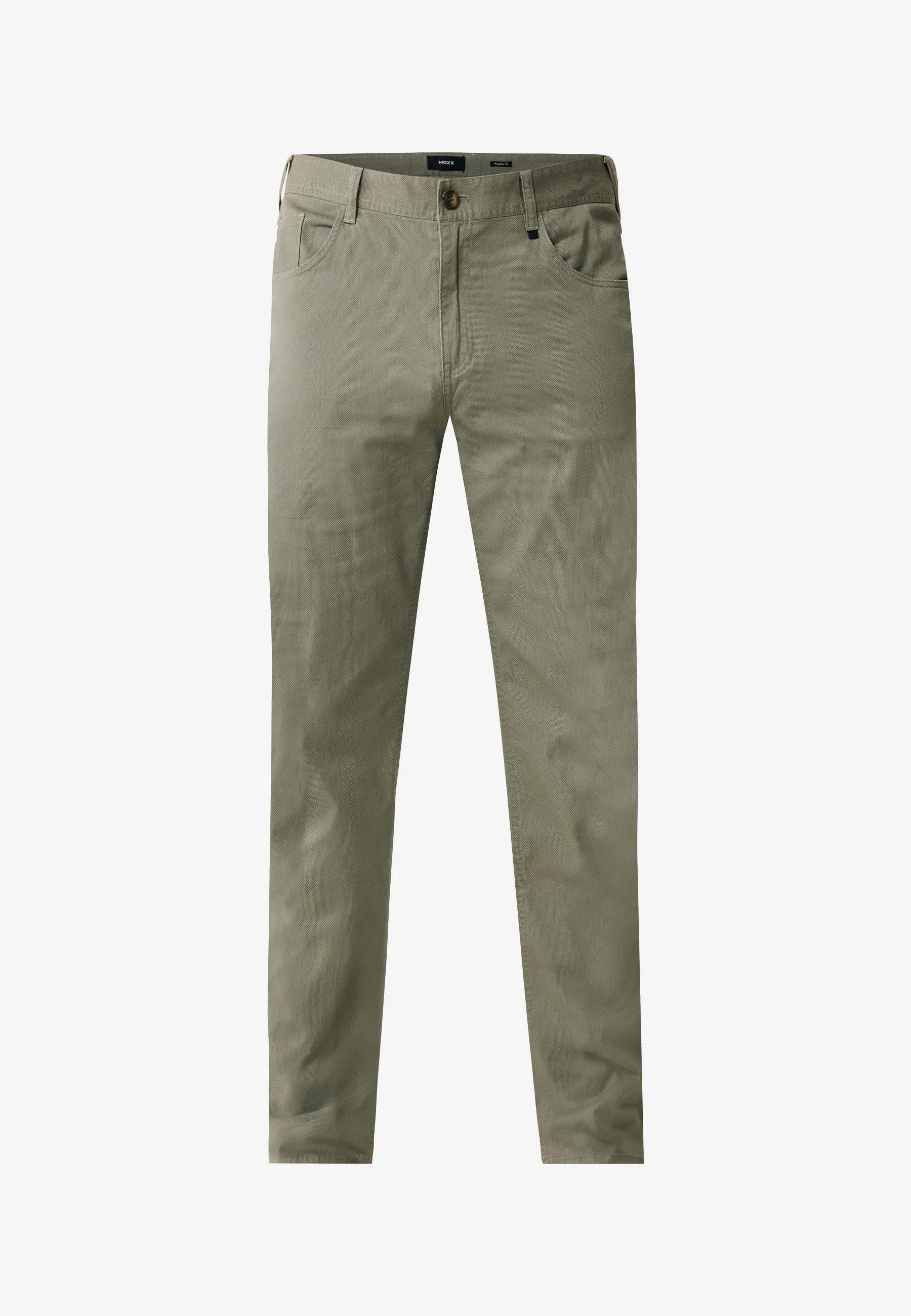 Allover-Print Chino-Hose Salbeigrün