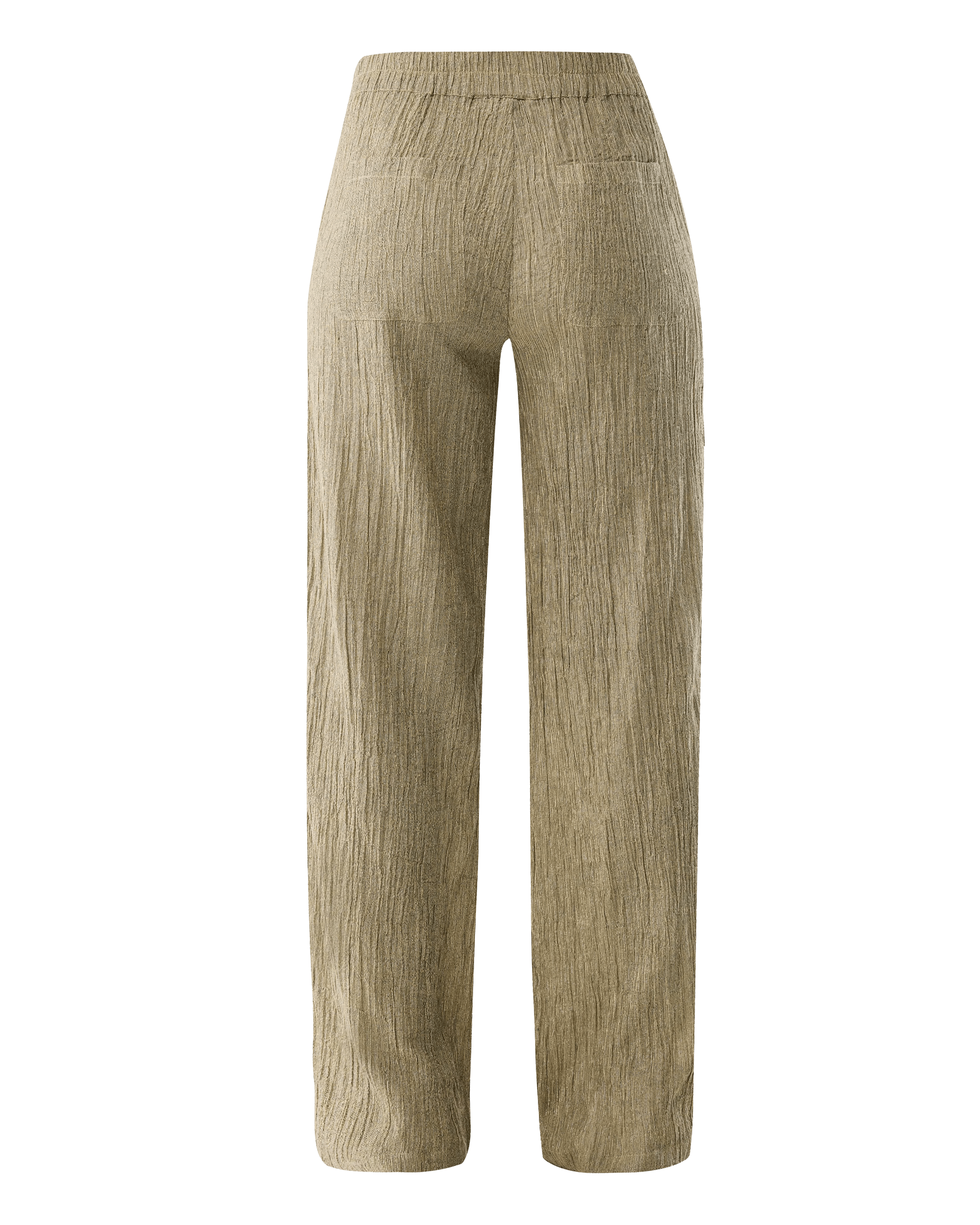 Crincle Pants Wide Leg Gold Glitter