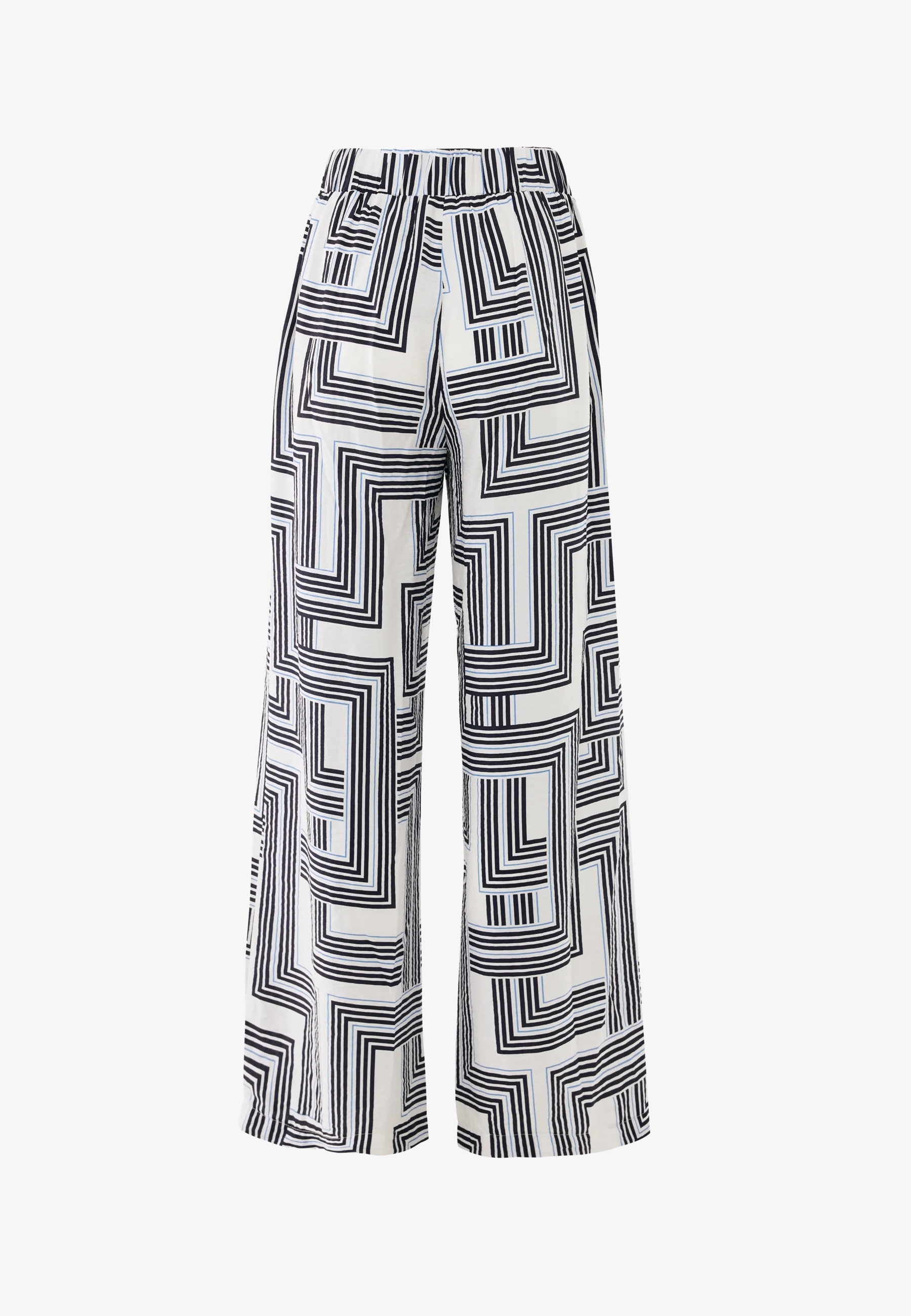 Geo Print Pants Wide Leg Multicolor