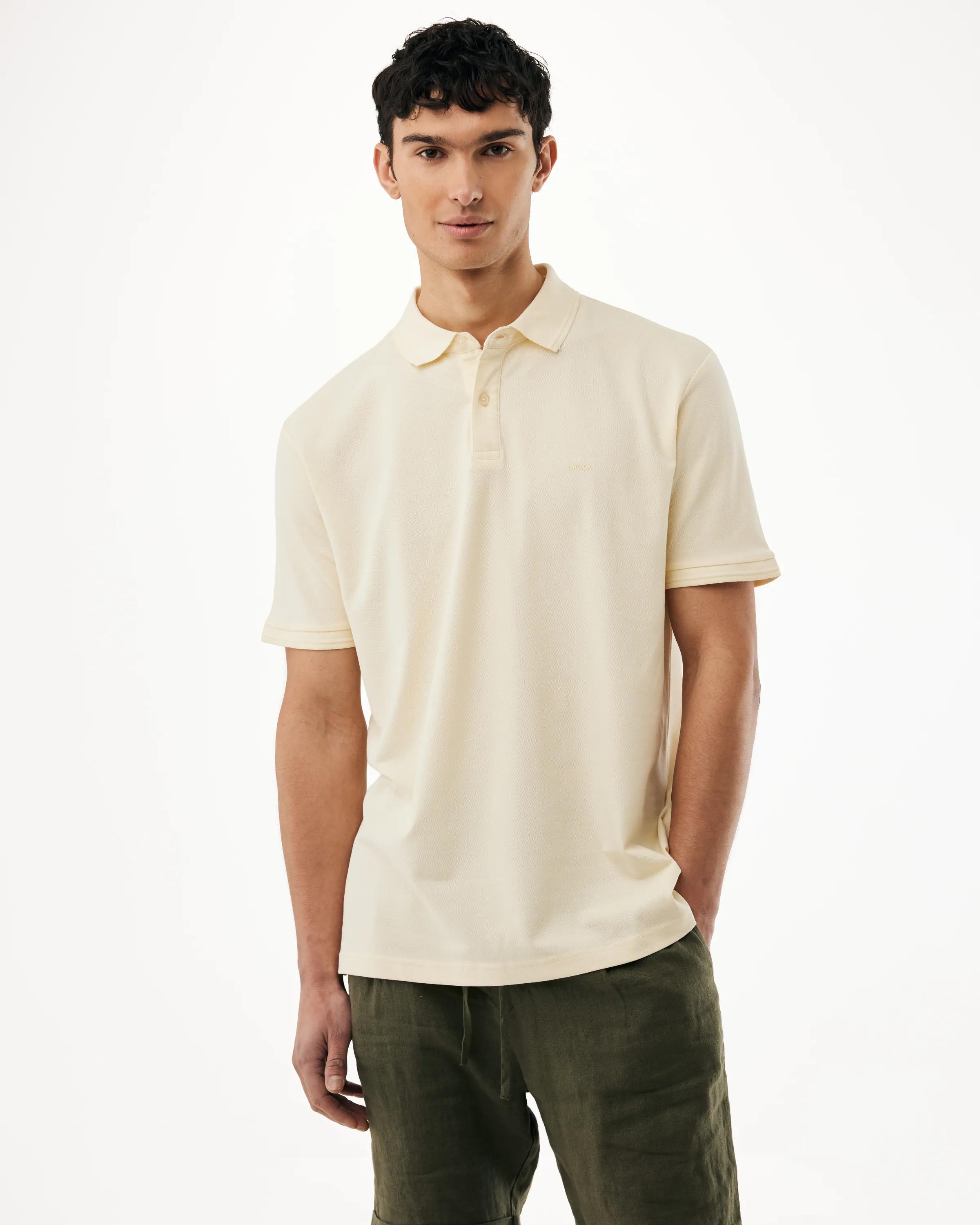 Bogie Piqué Polo Yellow Cream