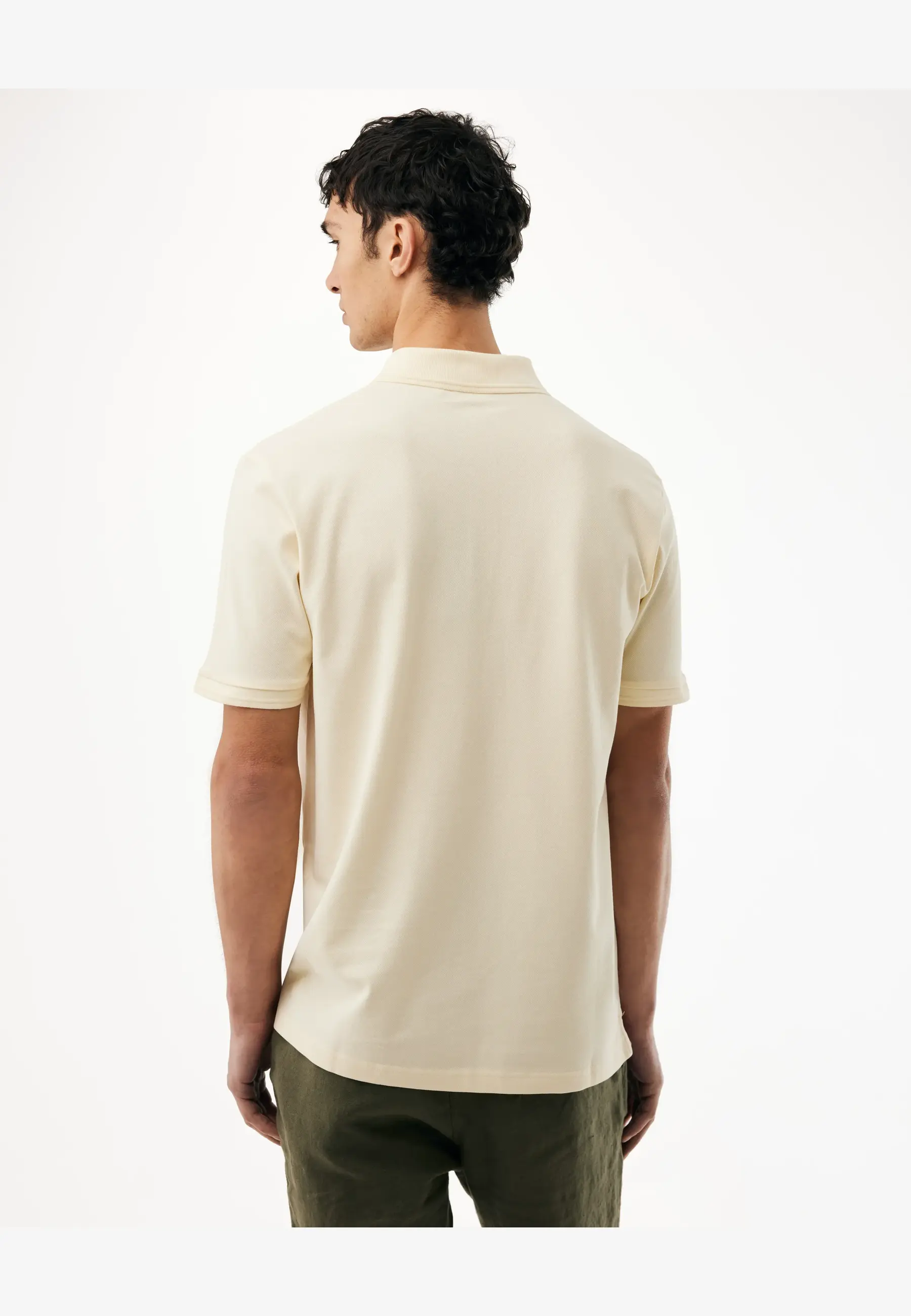 Bogie Piqué Polo Yellow Cream