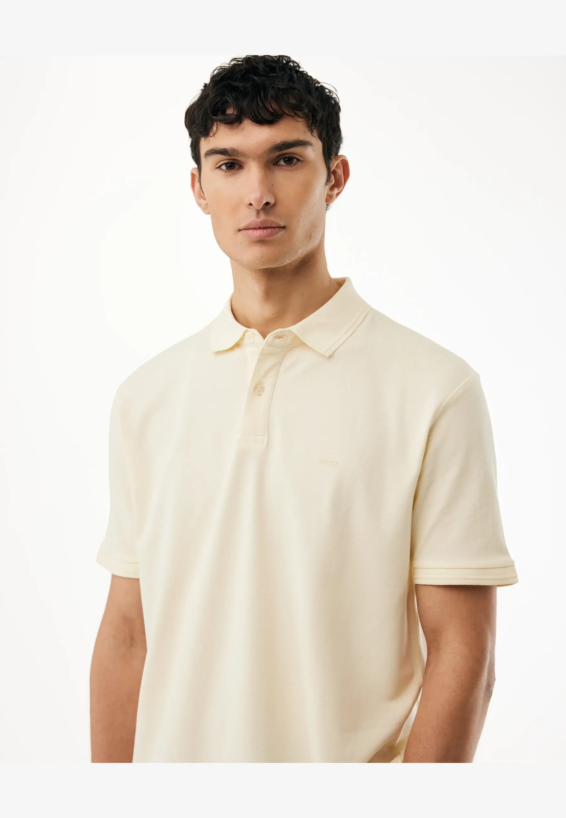 Bogie Piqué Polo Yellow Cream