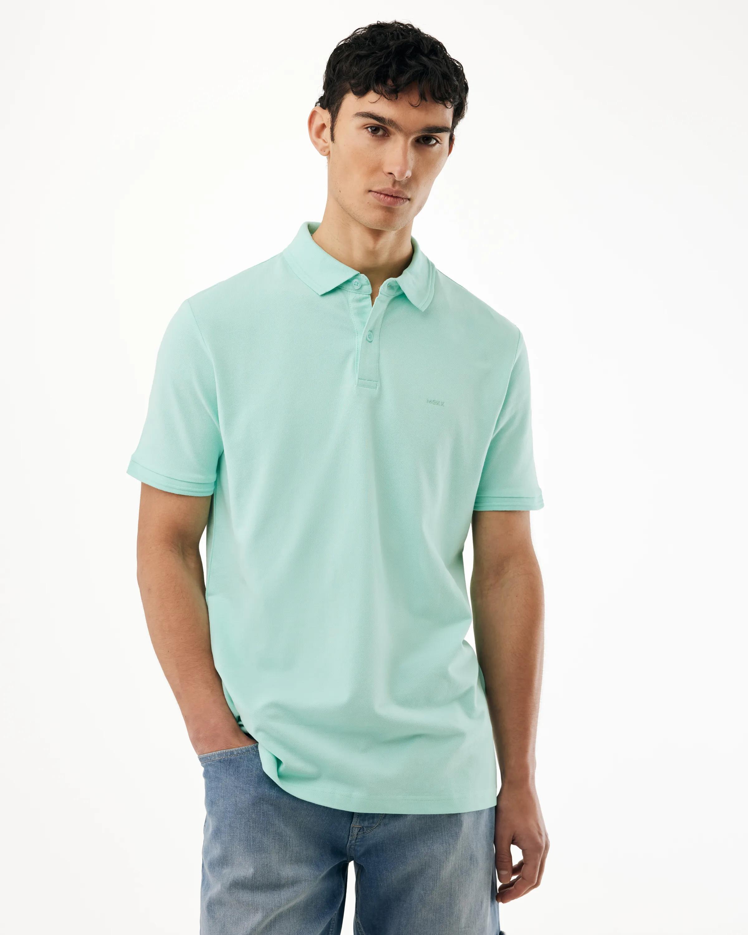 Bogie Piqué Polo Turquoise