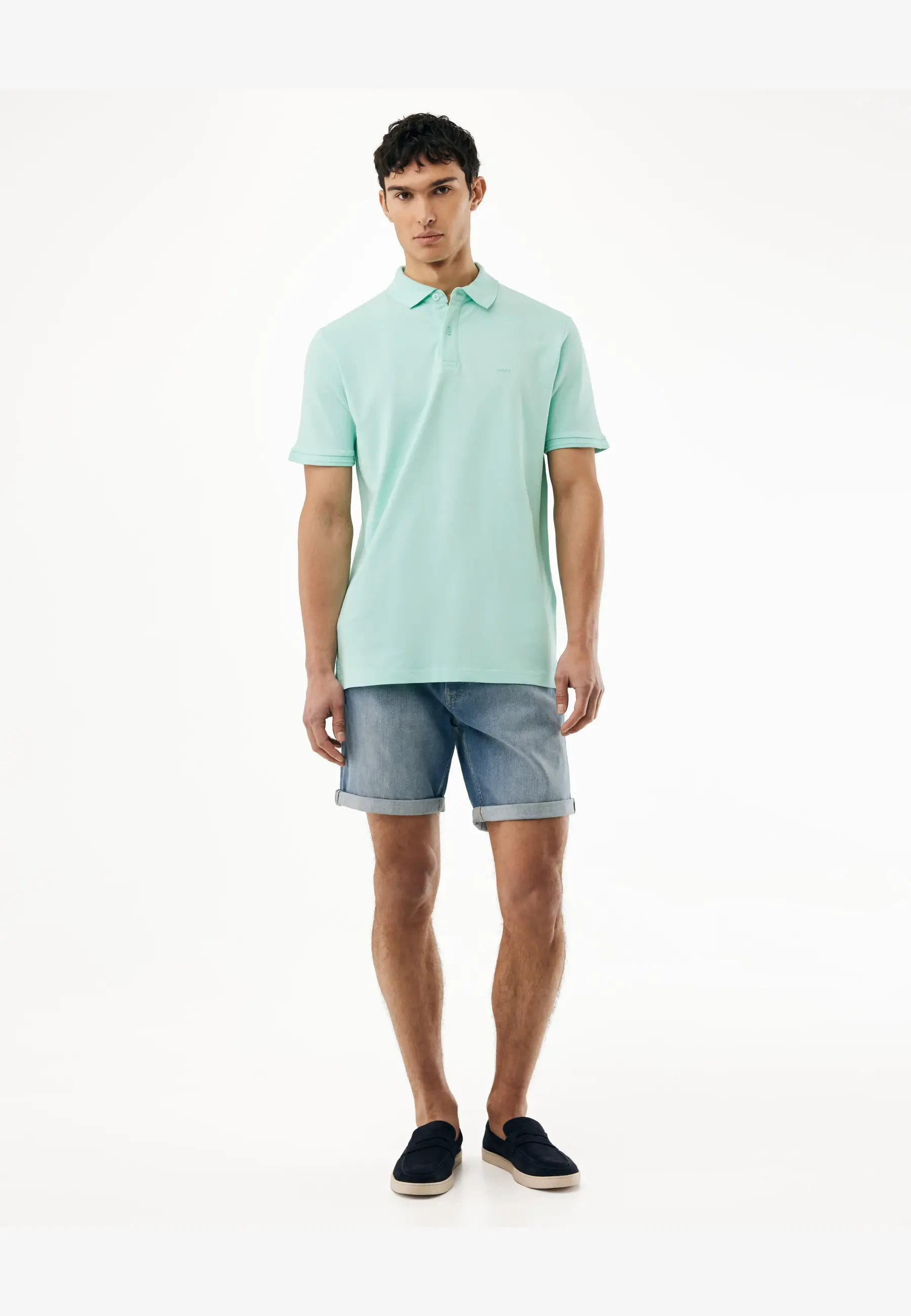 Bogie Piqué Polo Turquoise