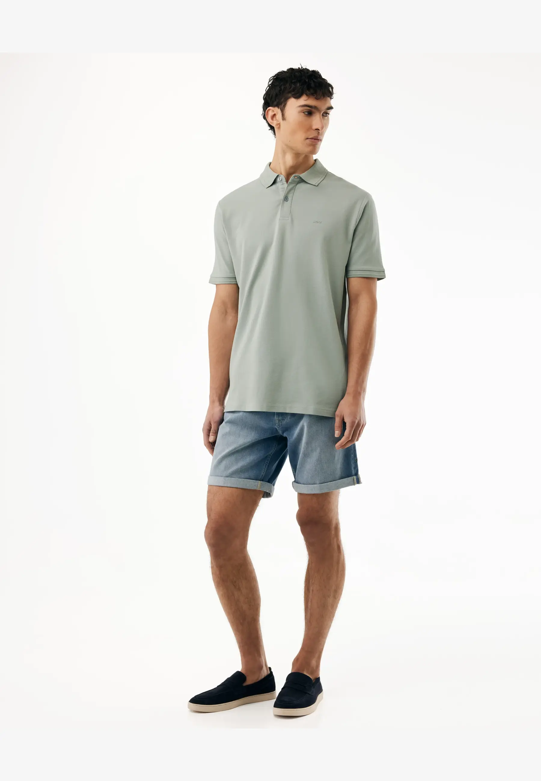 Bogie Piqué Polo Faded Green