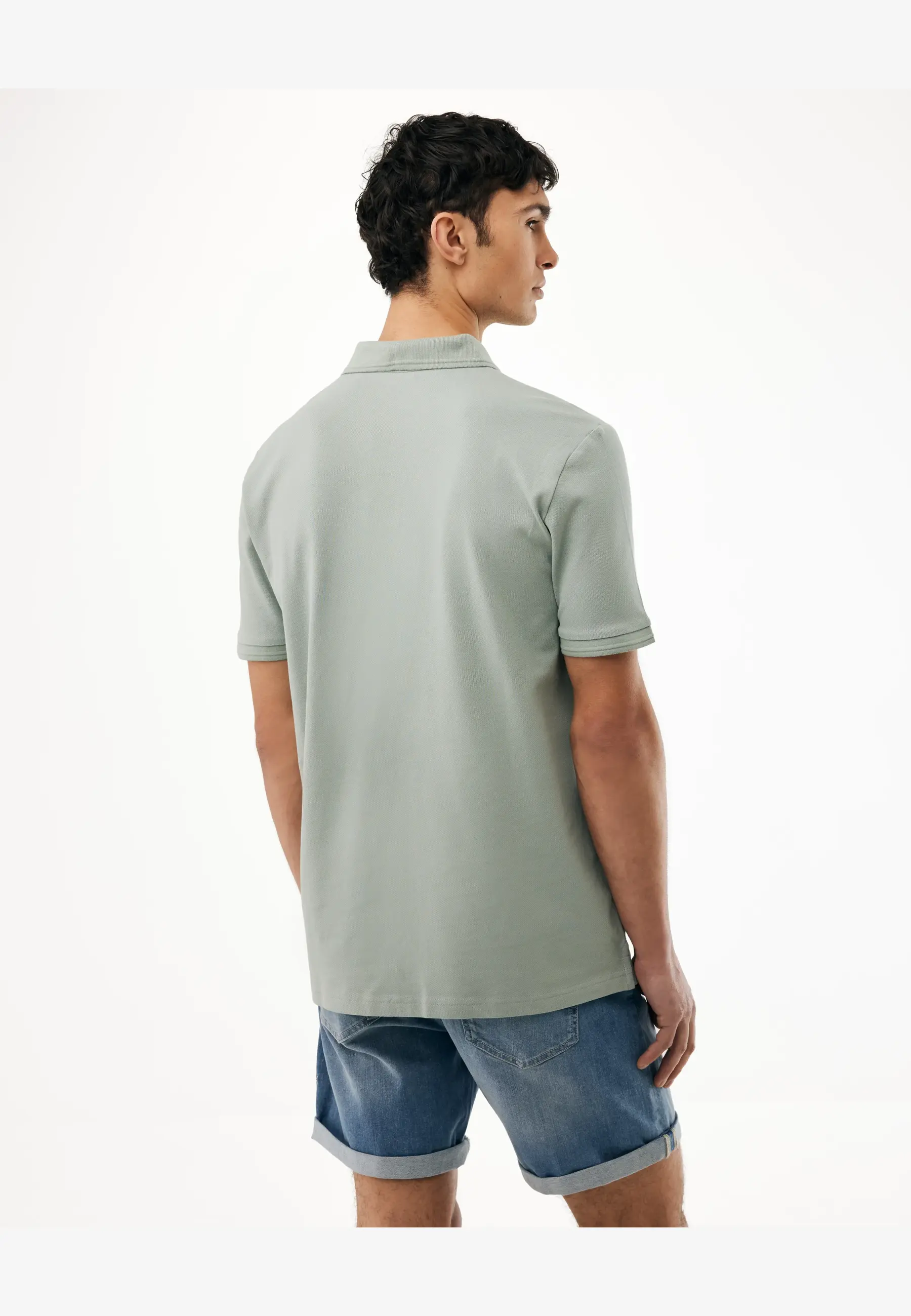 Bogie Piqué Polo Faded Green