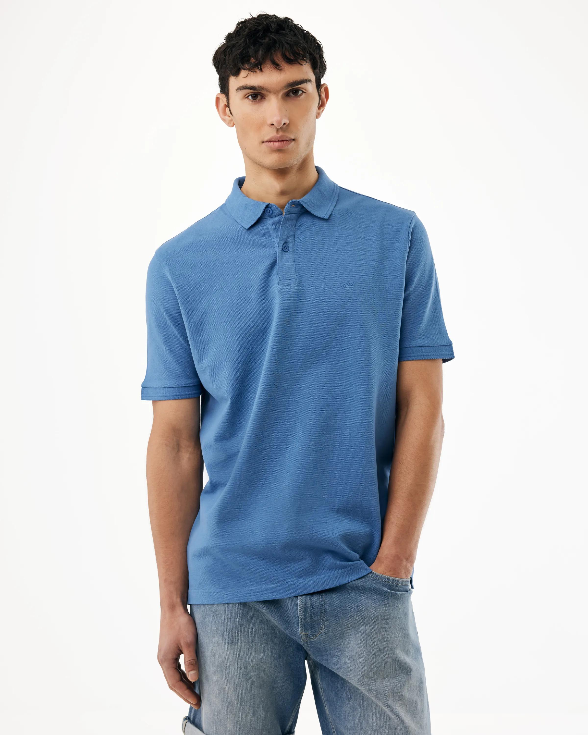 Bogie Piqué Polo Mid Blue