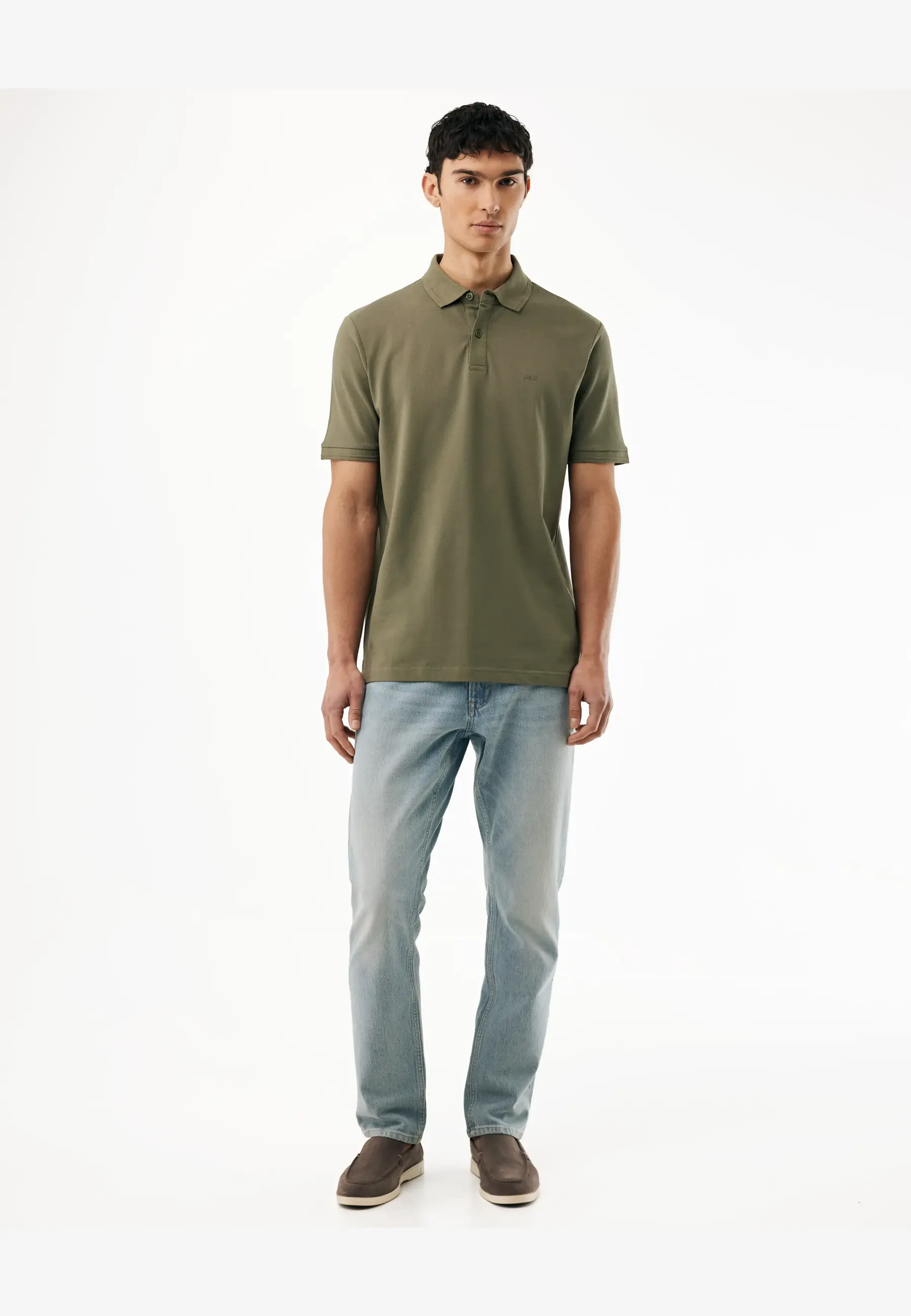 Bogie Piqué Polo Mid Green