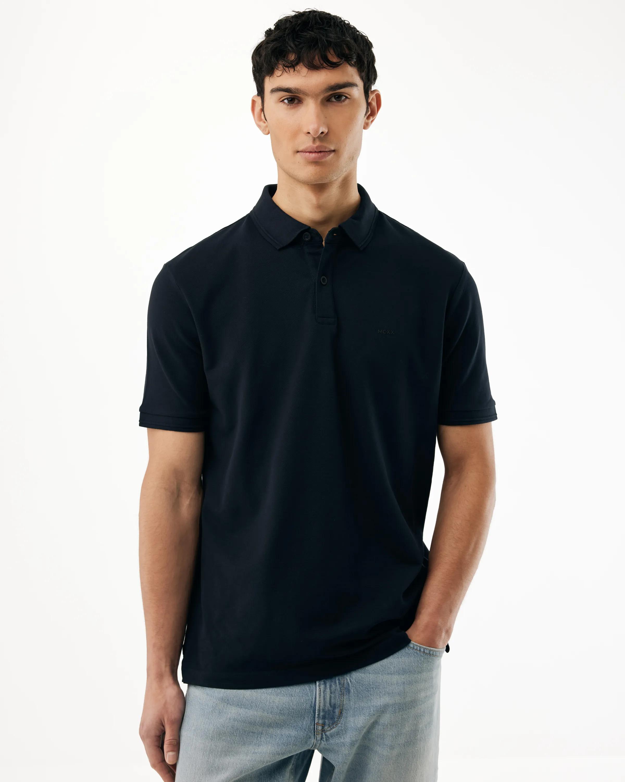 Bogie Piqué Polo Zwart