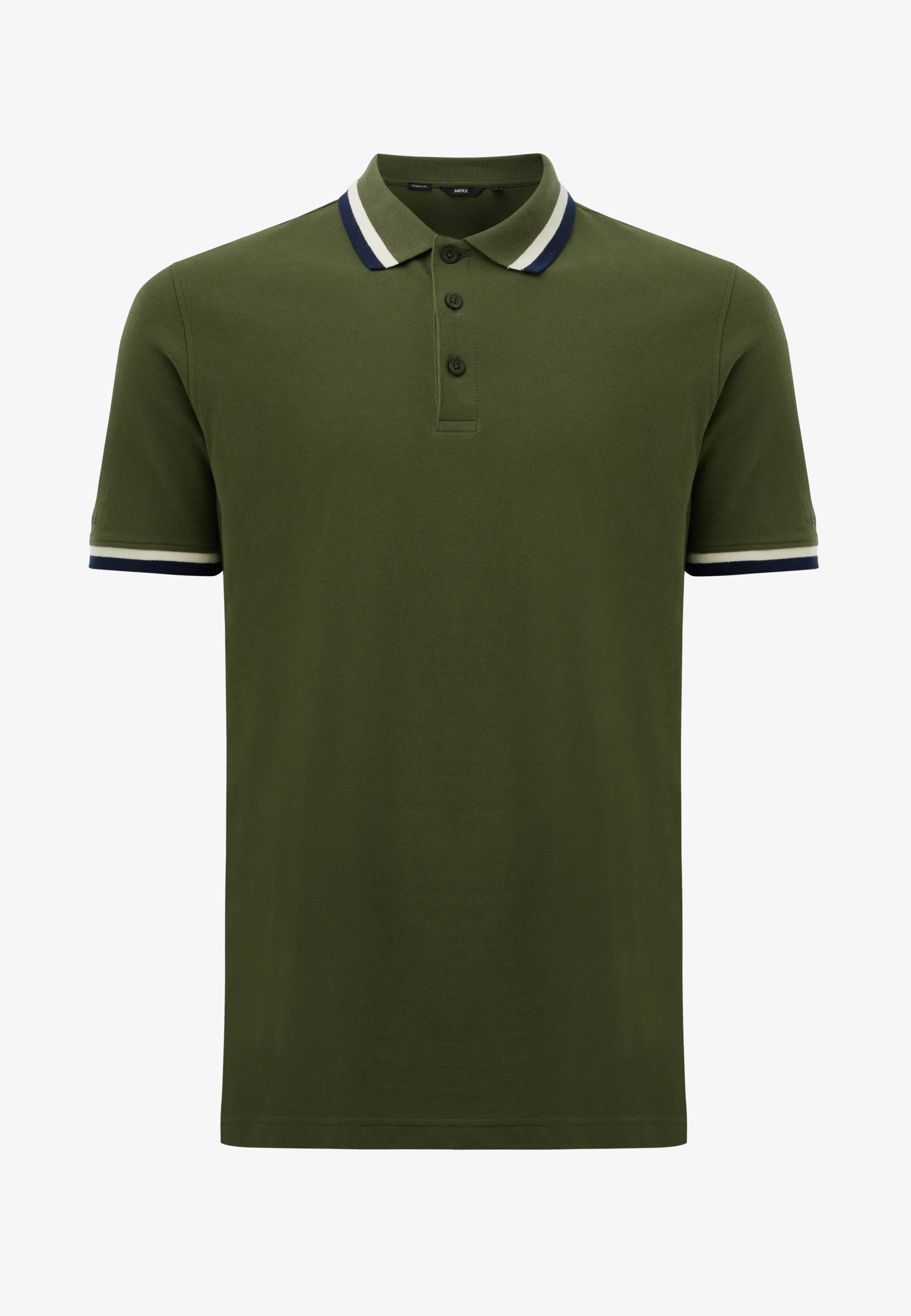 Toubkal Piqué Polo Met Contrastboord Groen