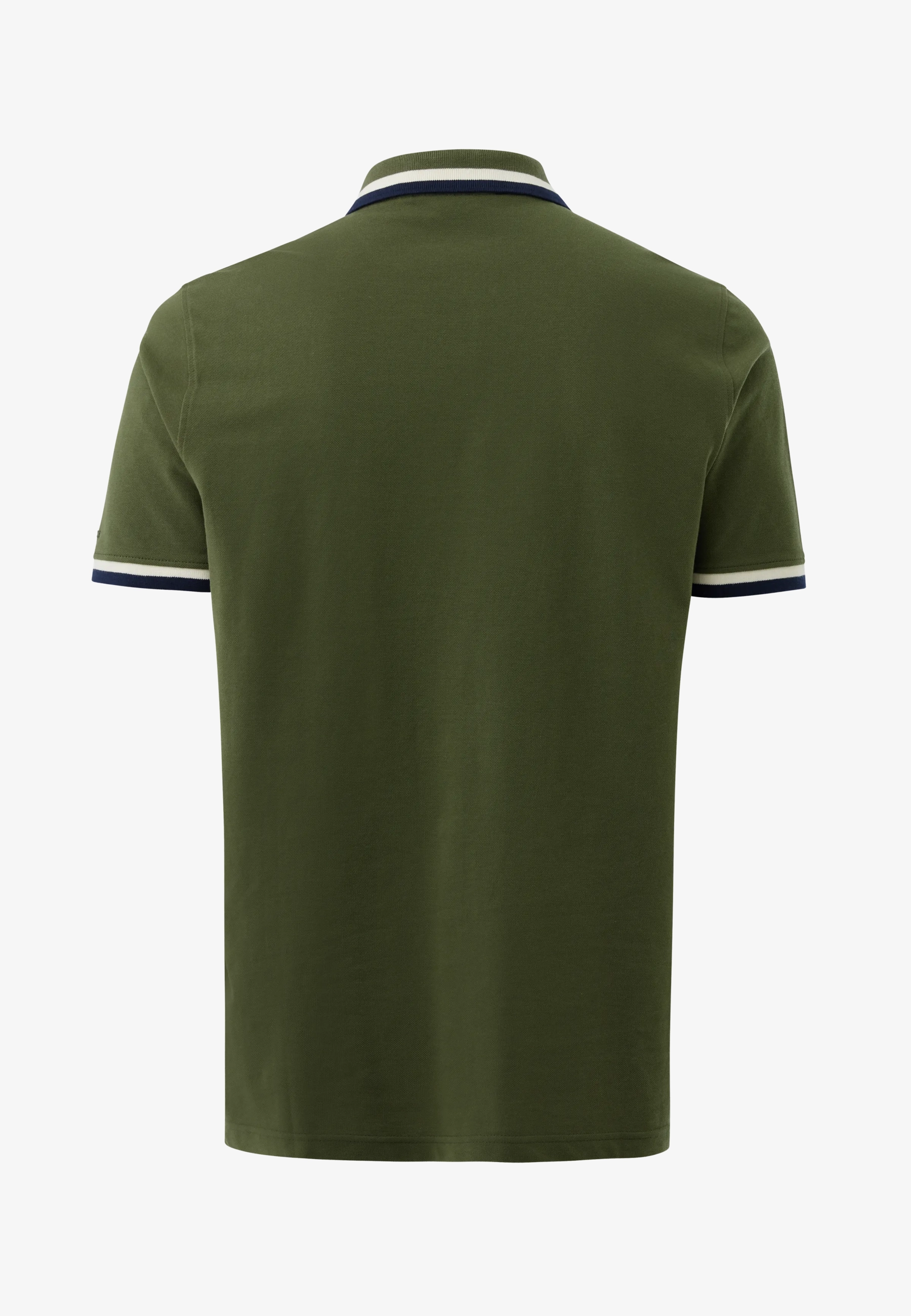 Toubkal Piqué Polo Met Contrastboord Groen