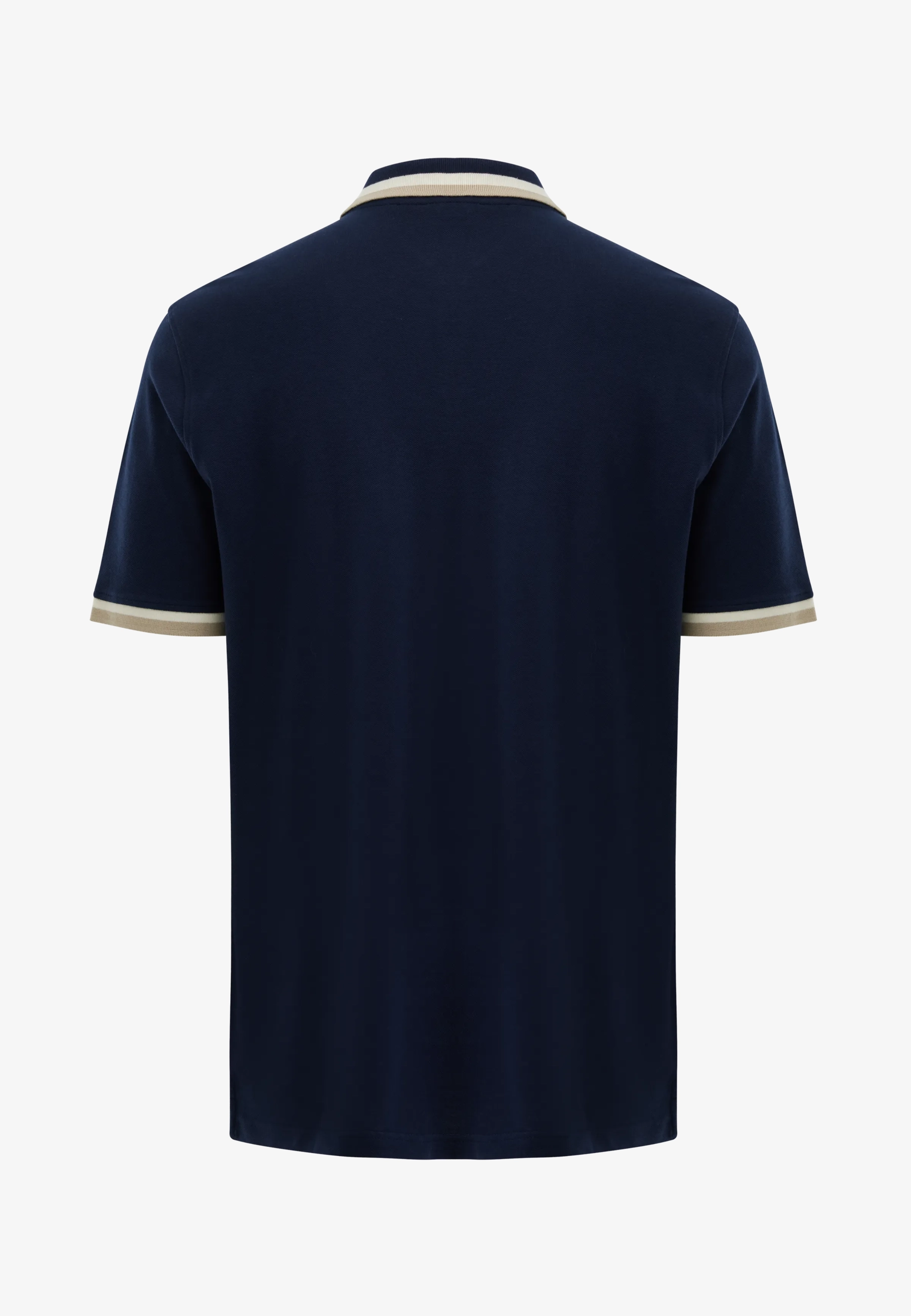 Toubkal Piqué Polo Met Contrastboord Mid Navy
