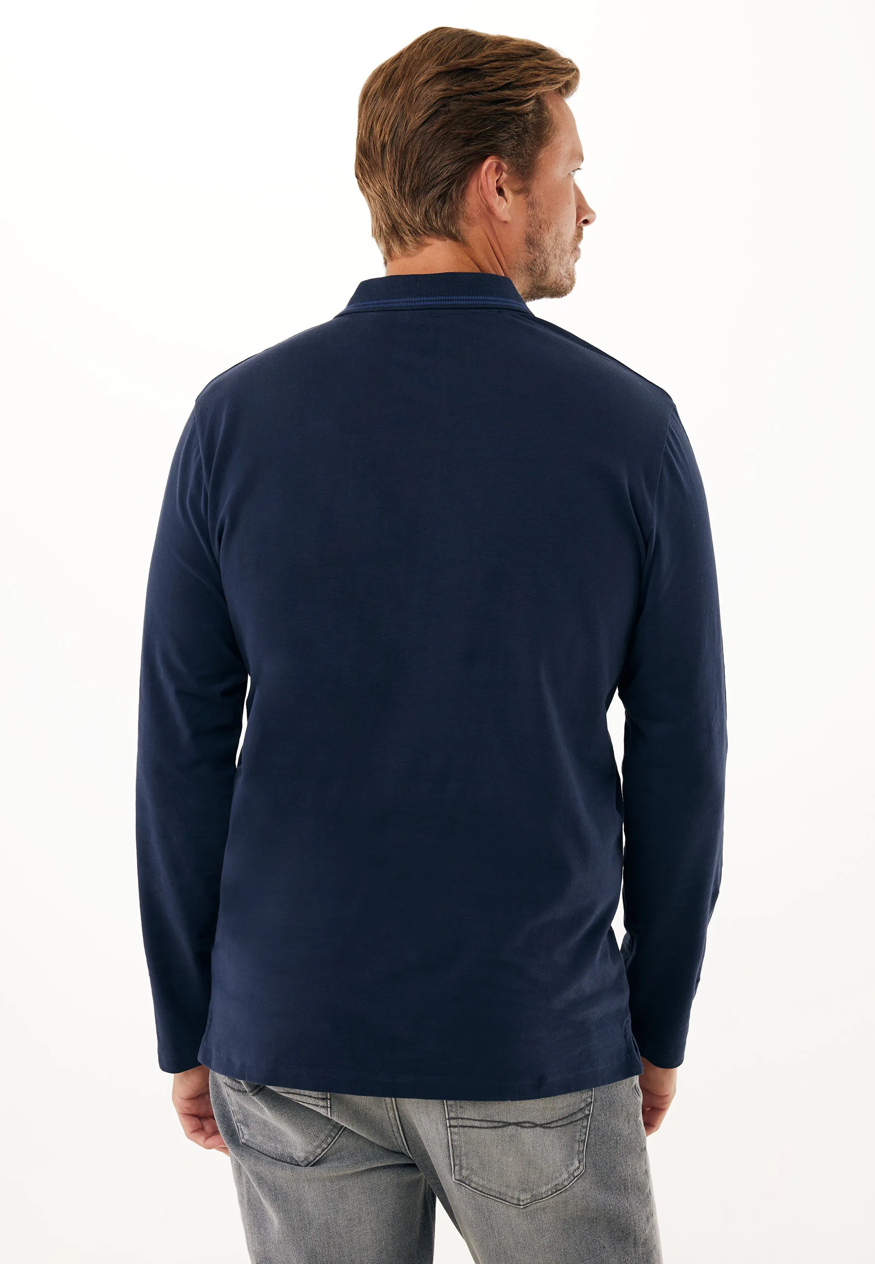 Korab Polo Regular Fit Mid Navy