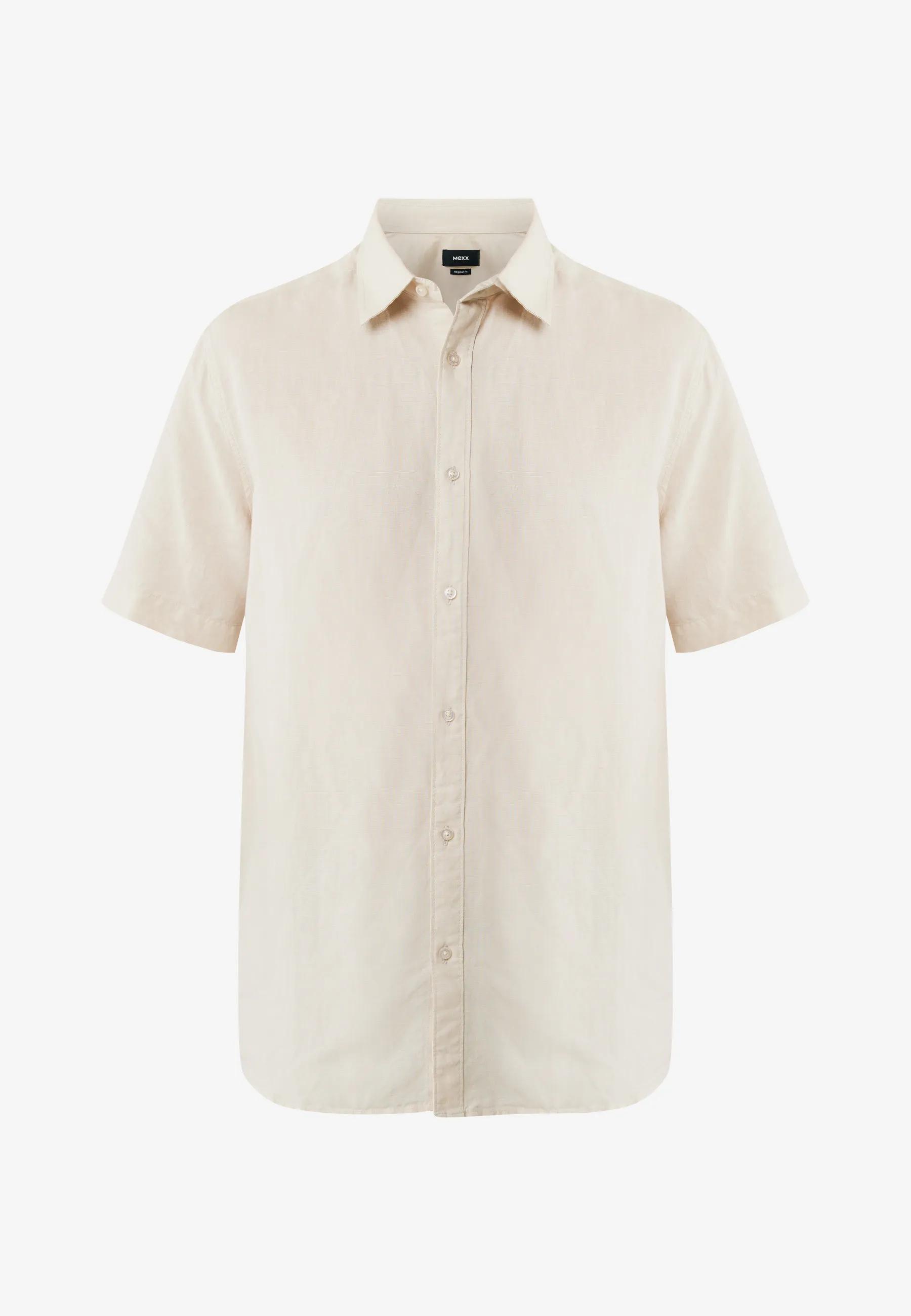 Mexx Men | Greyish sand short-sleeve shirt